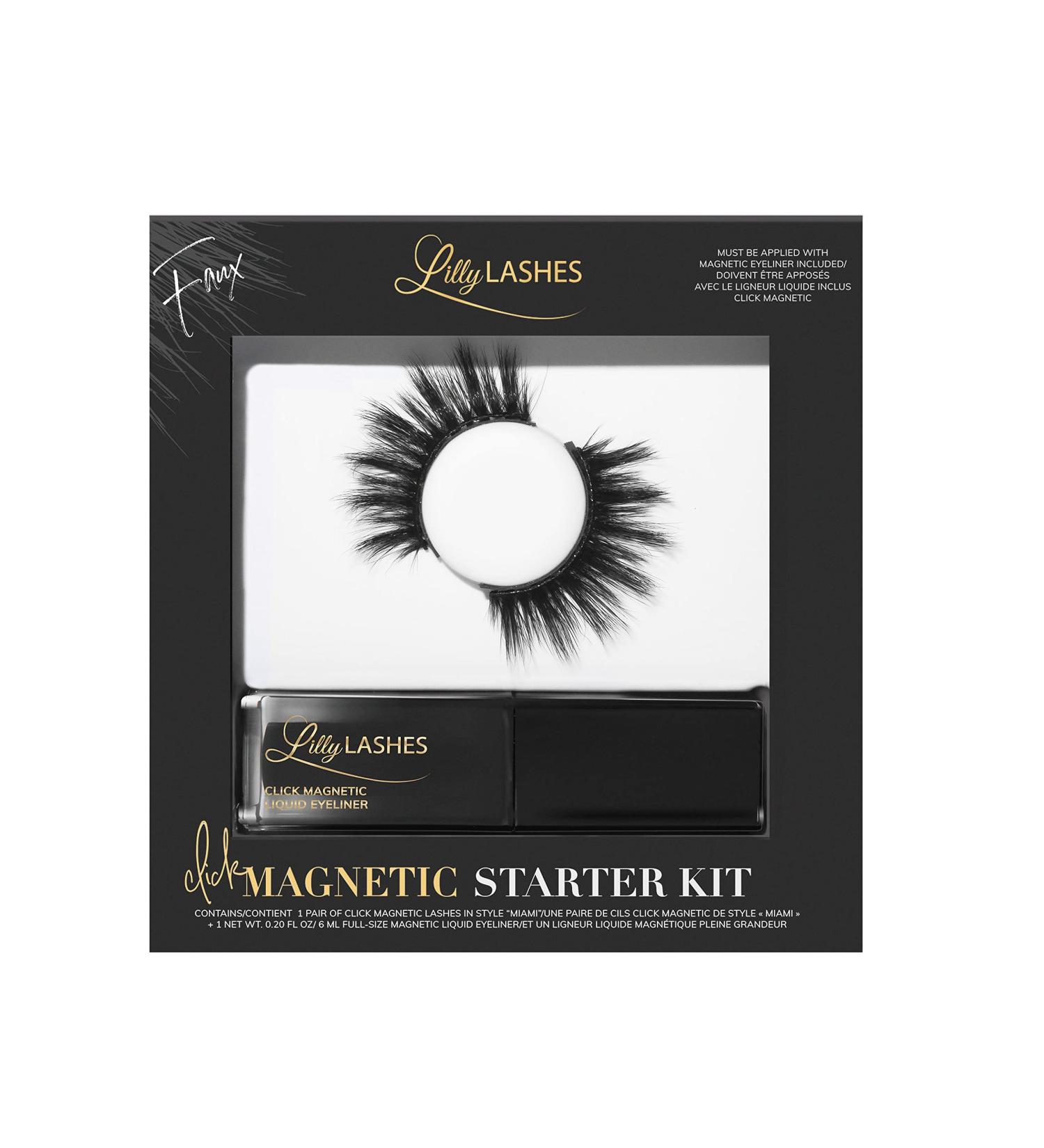 Lilly Lashes Click Magnetic Starter Kit - False Eyelashes with Magnetic Eyeliner for Natural Wispy Lashes - Buy Online on GoSupps.com