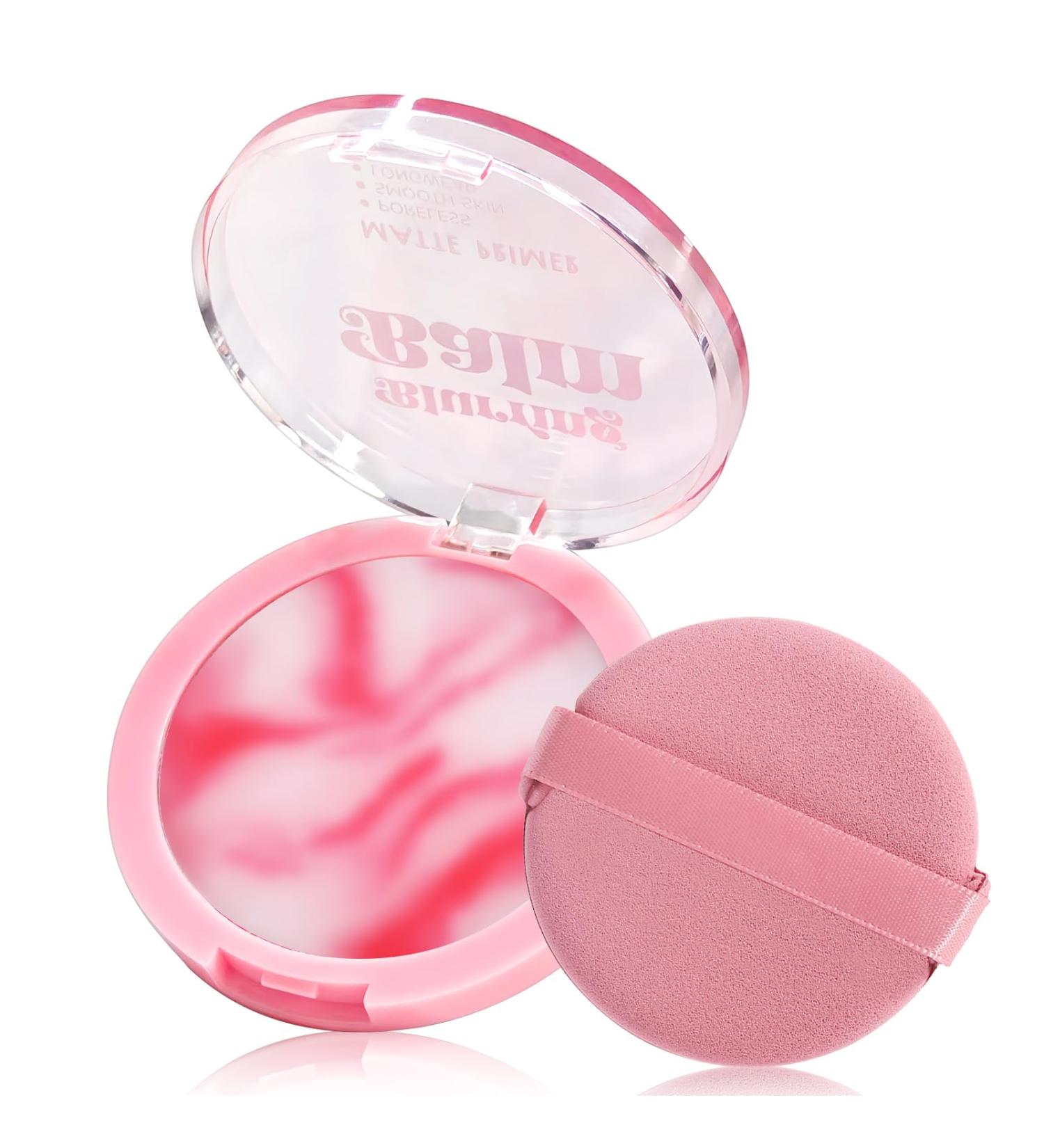 Erinde Poreless Face Blurring Primer & Oil Control Powder | Long-Lasting Matte Finish & Shine Control | Waterproof Rose Pink Setting Powder - Buy Online on GoSupps.com