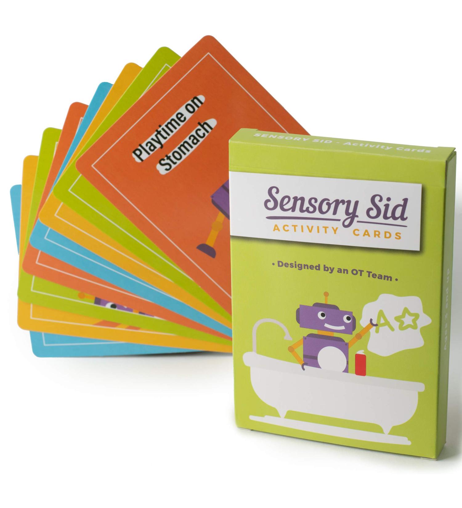 Sensory Sid Activity Cards | Therapy Flash Cards for Sensory Processing Disorder - Buy Online on GoSupps.com