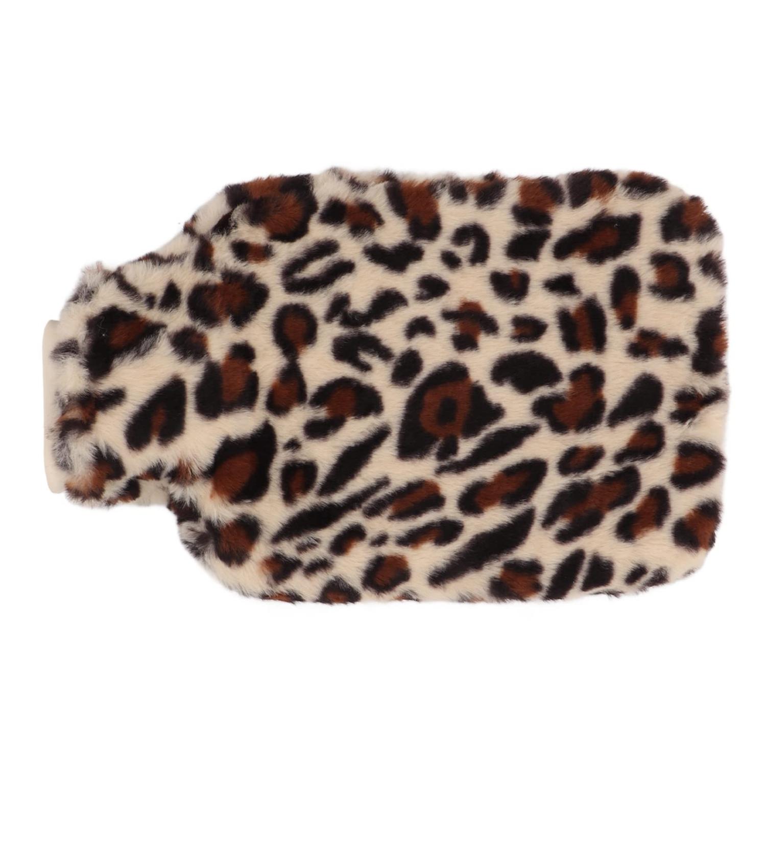 Leopard Print Hot Water Bag Practical and Stylish PVC Hot Water Bag for Office and Living Room - Buy Online on GoSupps.com