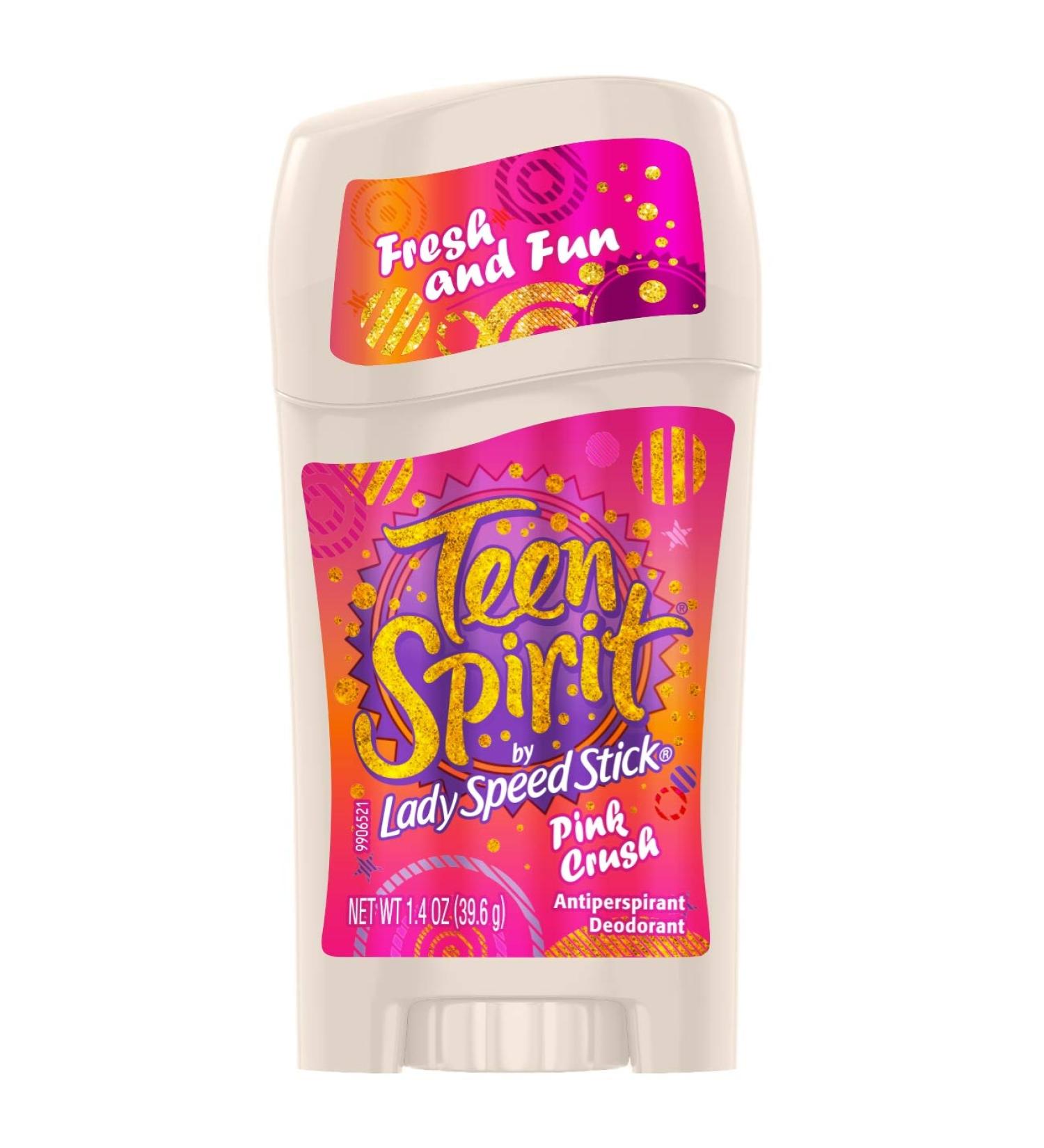 Teen Spirit Pink Crush Antiperspirant Deodorant 1.4 Ounce - 12 per case.
