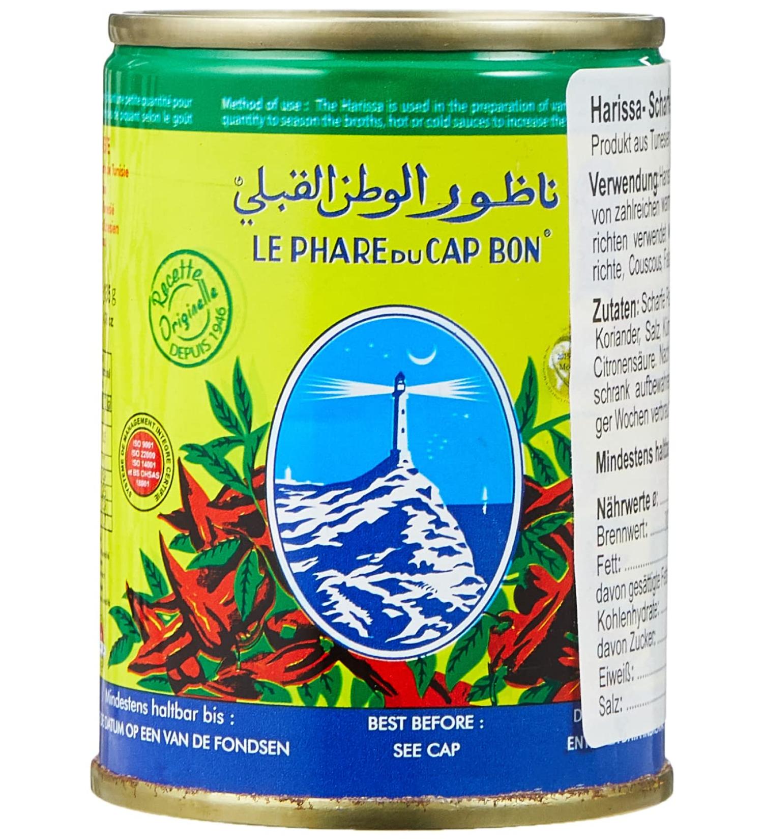 Le Phare du Cap Bon Harissa Tin 135g - Buy Online on GoSupps.com