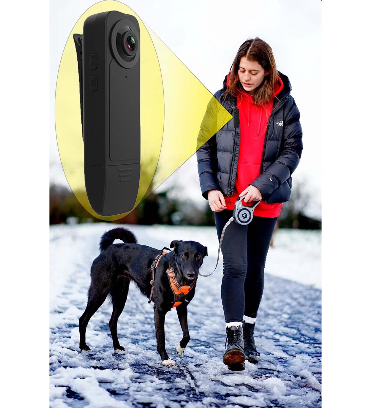 Pirbright Pet Company Dog Walker Walking Body Camera Personal Safety Protection Clip On Camera - Buy Online on GoSupps.com