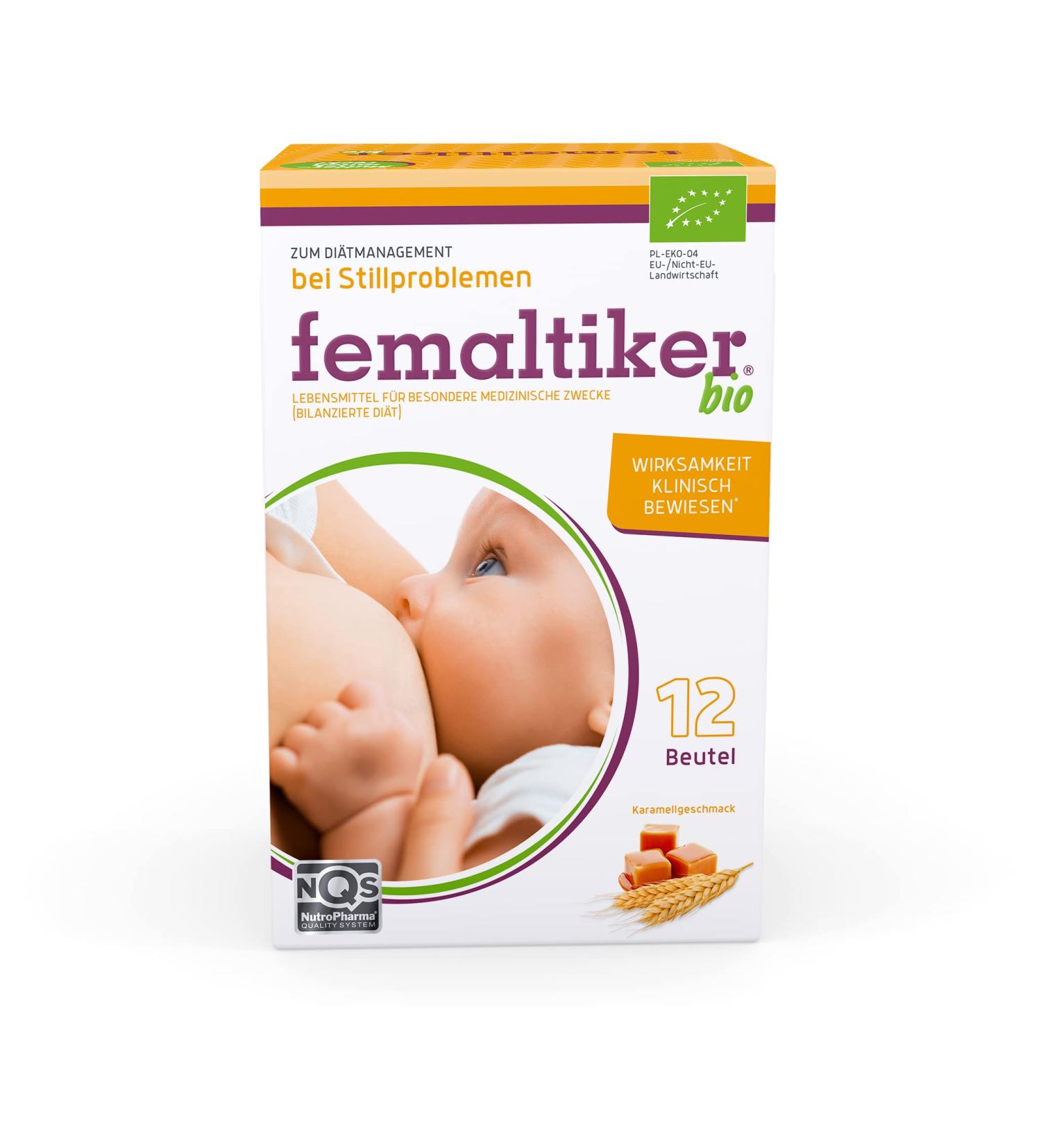 Femaltiker Bio - Boost Milk Production | 12 Bags | Clinically Tested for Optimal Results - Buy Online on GoSupps.com