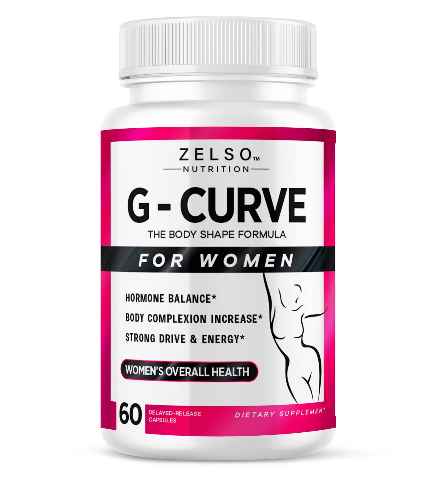 G Curve Original Pills - Advanced Extra Strength Formula for Perfect Body Shape - 30 Day Supply (60 Capsules) - Buy Online on GoSupps.com