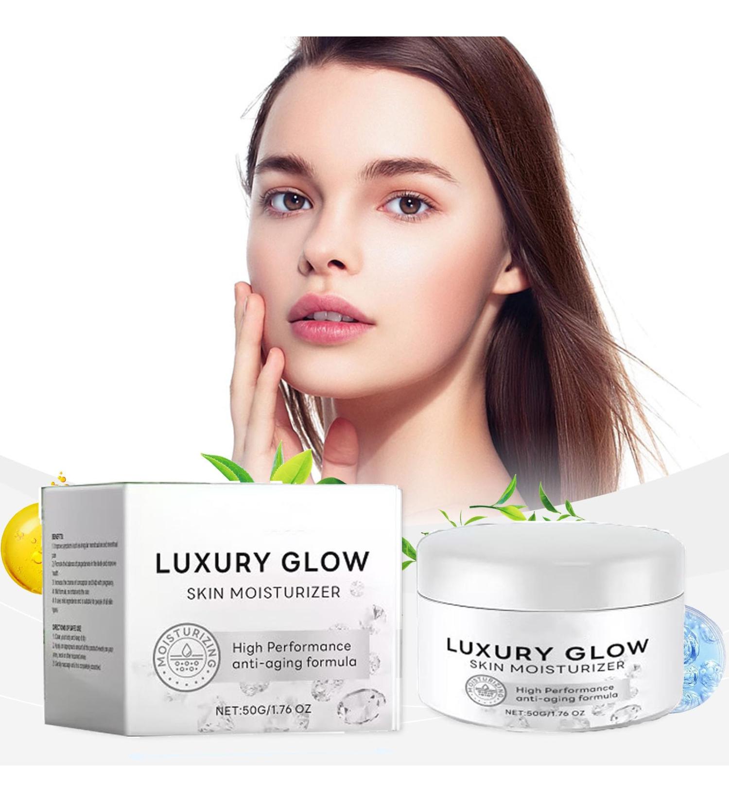  Orgrul Luxury Glow Anti-Aging Face Cream with Hyaluronic Acid Collagen and Vitamin E Anti-Wrinkle Cream for All Types - Buy Online on GoSupps.com