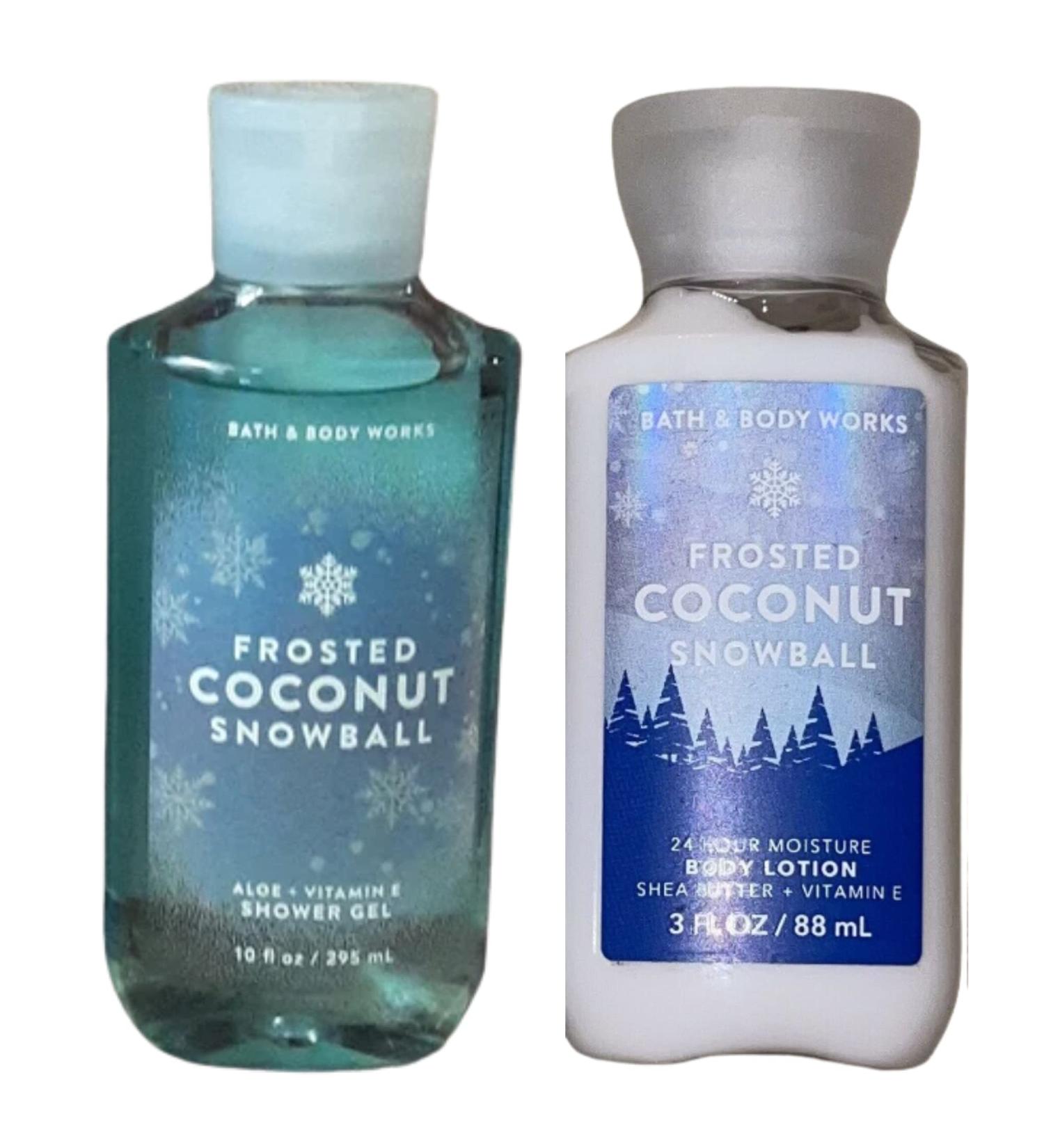 Shop Bath and Body Works Frosted Coconut Snowball Gift Set - 10 oz Shower Gel & 8 oz Lotion | International Shipping Available - Buy Online on GoSupps.com
