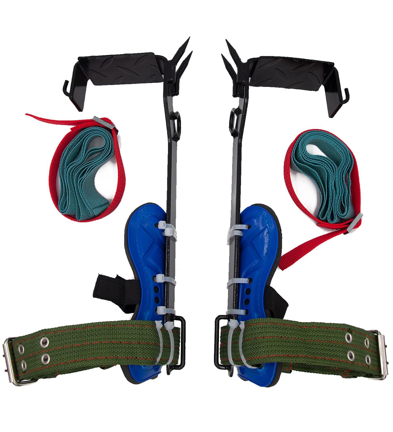 Litong 2 Pack Tree Climbing Gears  Adjustable Tree Climbing Spikes with Harness Belt and Non-Slip Pedal  304 Stainless Steel Tree Climbing Tool for Picking Fruit  Outdoor Sports. - Buy Online on GoSupps.com