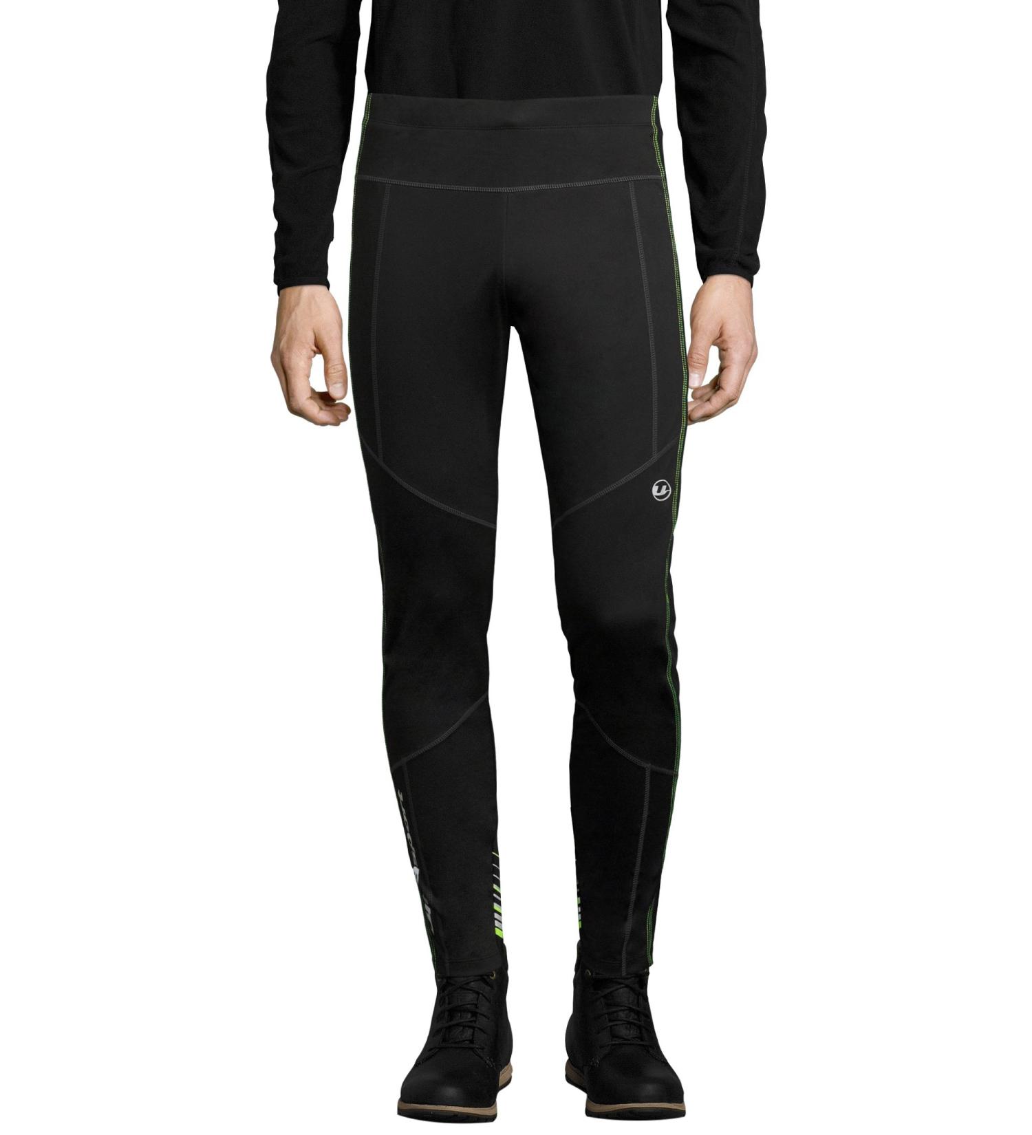Ultrasport Advanced Men's Stretchy Cross-Country Trousers - XL Black/Neon Yellow Water-Repellent & Windproof Ski Pants for Winter Sports & Outdoor Activities - Buy Online on GoSupps.com