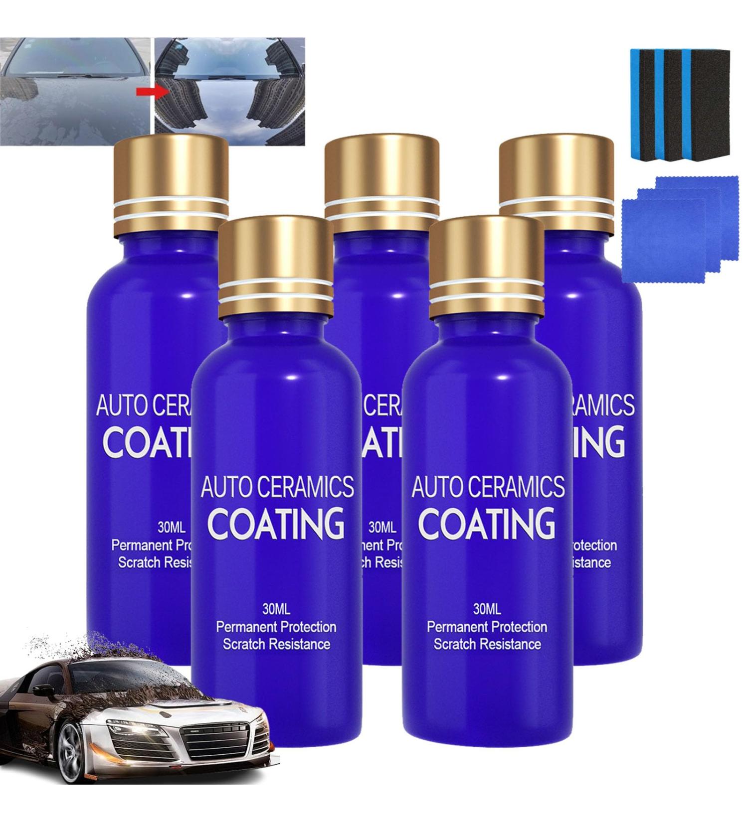 Conservatiy Micro-Molecule Crystal Coating Restoration Care Agent Auto Ceramics Coating Car Nano Ceramic Crystal Coating Multifunctional Car Ceramic Coating Restorer 4pcs - Buy Online on GoSupps.com