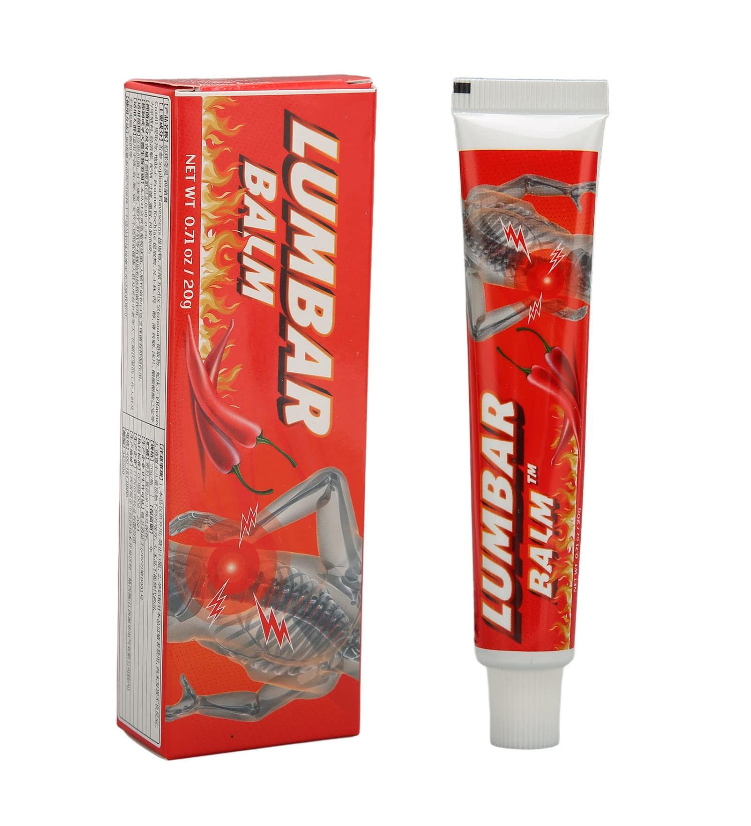 Lumbar Pain Relief Ointment 20g - Portable Lower Back Care Cream for Joint and Muscle Pain - Buy Online on GoSupps.com