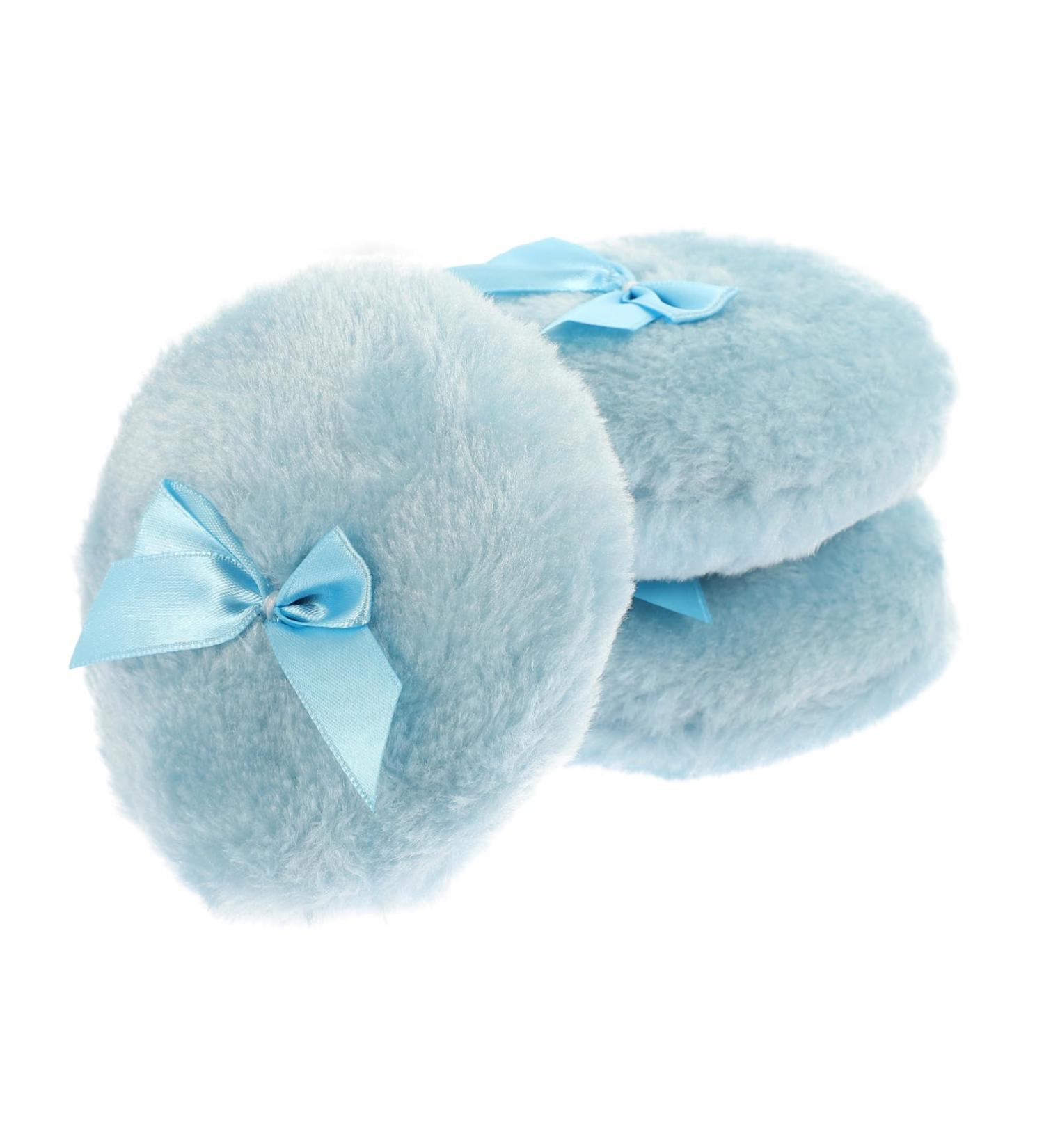 MAGICLULU 12 Pi ces houppette pour b b houppettes pour b b bouff e de bain powder puff pack poudre compacte houppettes en peluche petite houppette Corps n ud poudre s che - Buy Online on GoSupps.com