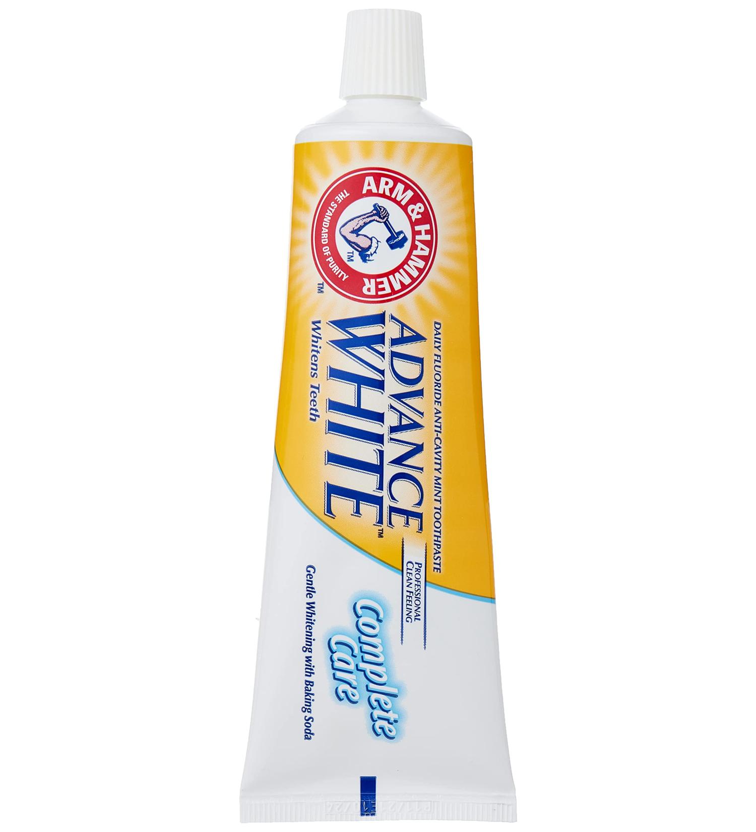 Buy Arm & Hammer Advance White Toothpaste - Professional Clean Feeling & Complete Care - International Shipping Available - Buy Online on GoSupps.com