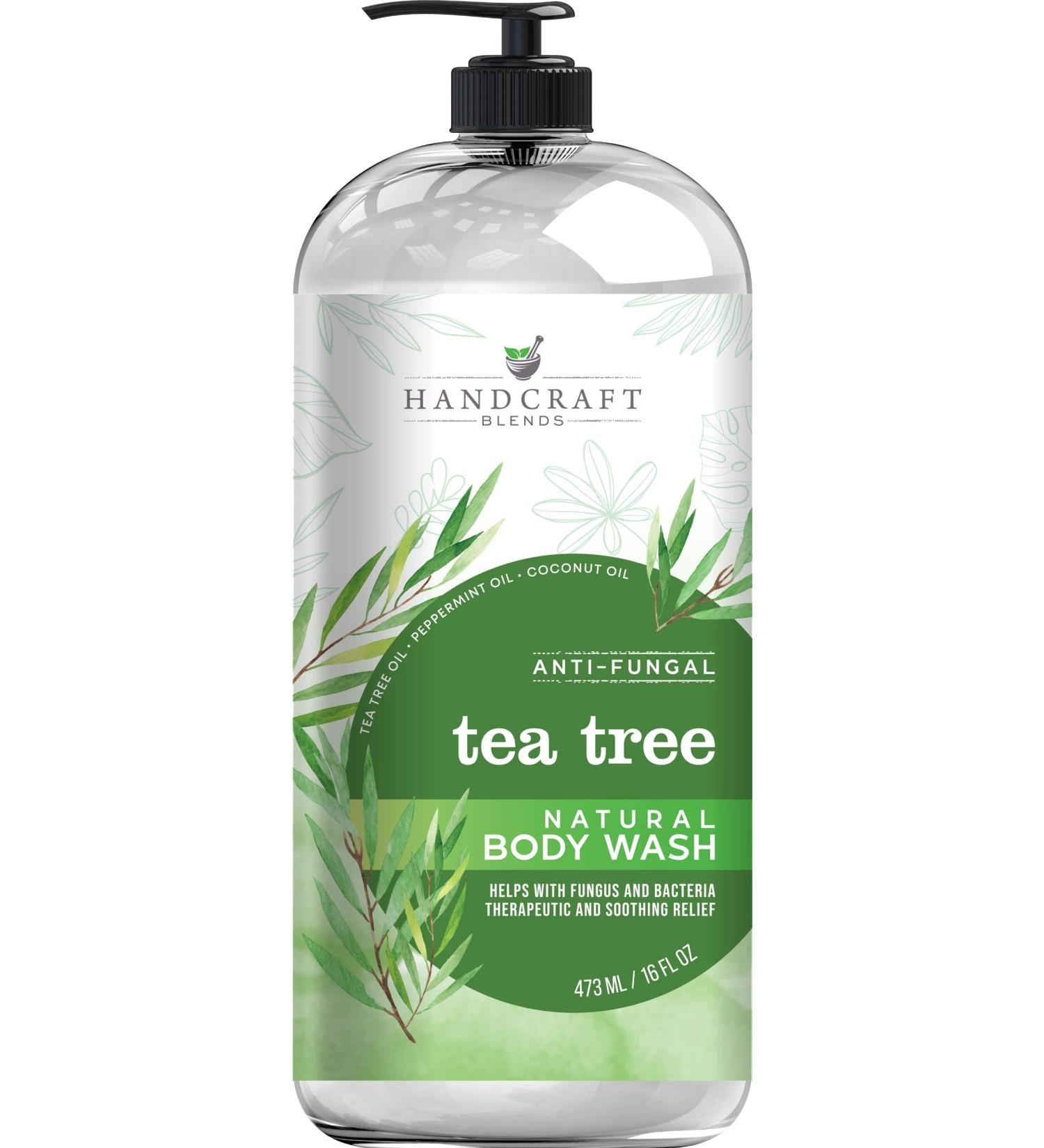 Tea Tree Oil Body Wash 16 oz - Extra Strength for Athletes Foot, Nail Fungus, Acne & Eczema - Men & Women - 16 Fl Oz - Buy Online on GoSupps.com