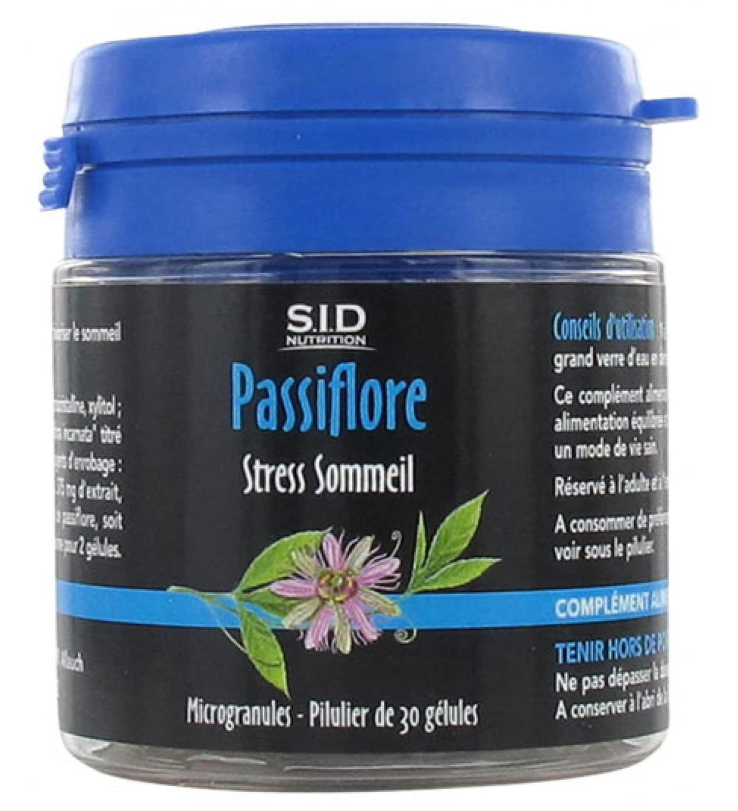 S.I.D Nutrition Stress Sleep Passionflower 30 Capsules