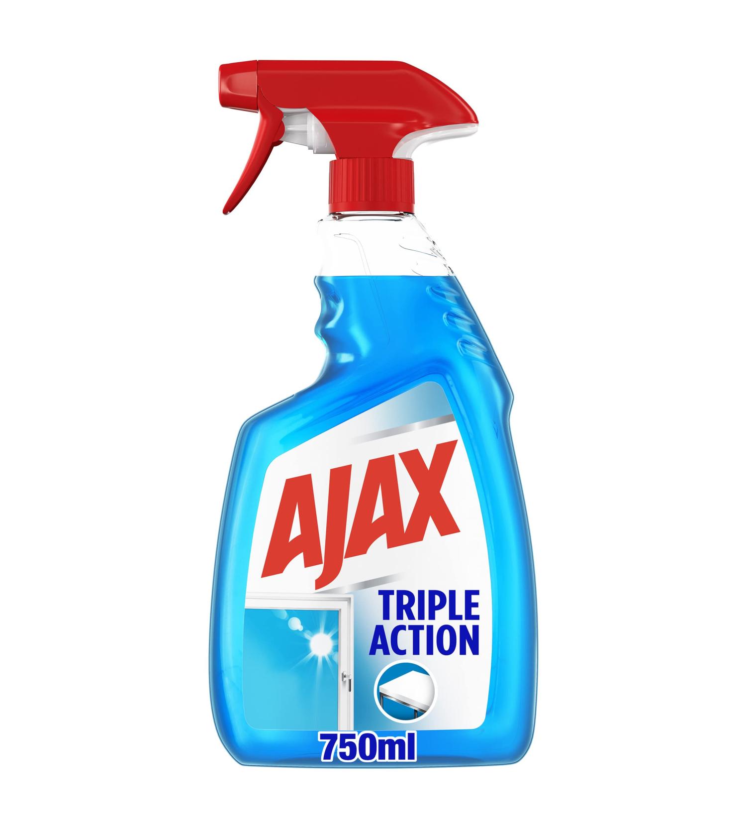 Ajax Triple Action Window Cleaner Spray 750 ml 1 - Buy Online on GoSupps.com