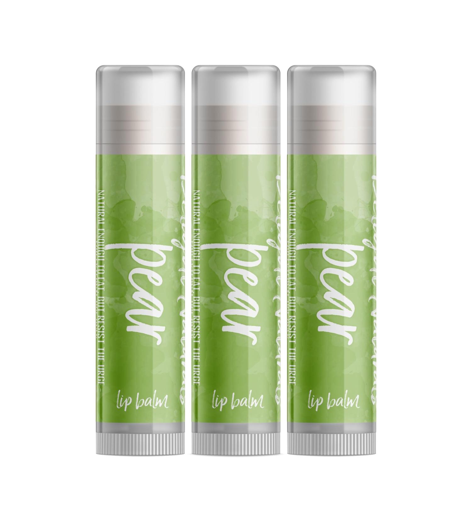 Buy Pear Lip Balm | Set of Three | Moisturizing & Nourishing | International Shipping Available - Buy Online on GoSupps.com