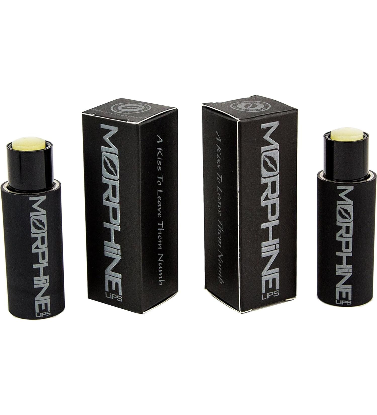 Morphine Lips Lip Balm (Pack of 3 (+ 1 free) Original - Numbing Formula for the Perfect Kiss Original - Numbing 1 Count (Pack of 4) - Buy Online on GoSupps.com