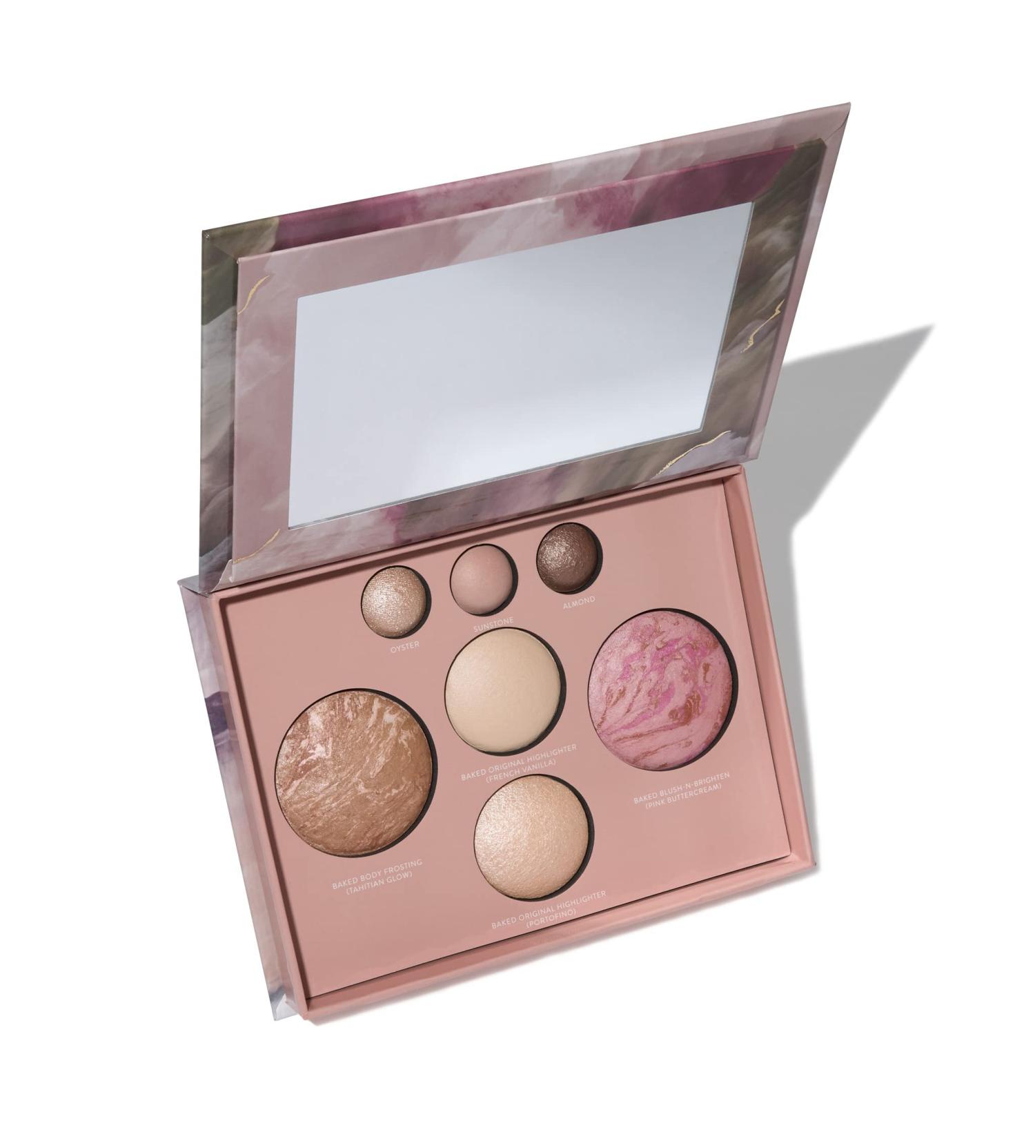 Laura Geller New York Best of the Best Baked Palette - Full Size Face Basics Palette with Bronzer, Blush, Highlighter, and Eyeshadows - Travel-Friendly - Buy Online on GoSupps.com