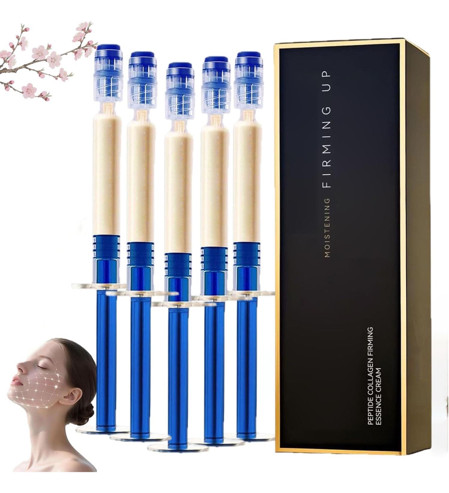  JIAOY Elasticizing essence cream with polypeptide collagen anti-wrinkle lotion with micromolecular collagen firming and elasticizing essence cream lifting and firming essence (5PCS) - Buy Online on GoSupps.com