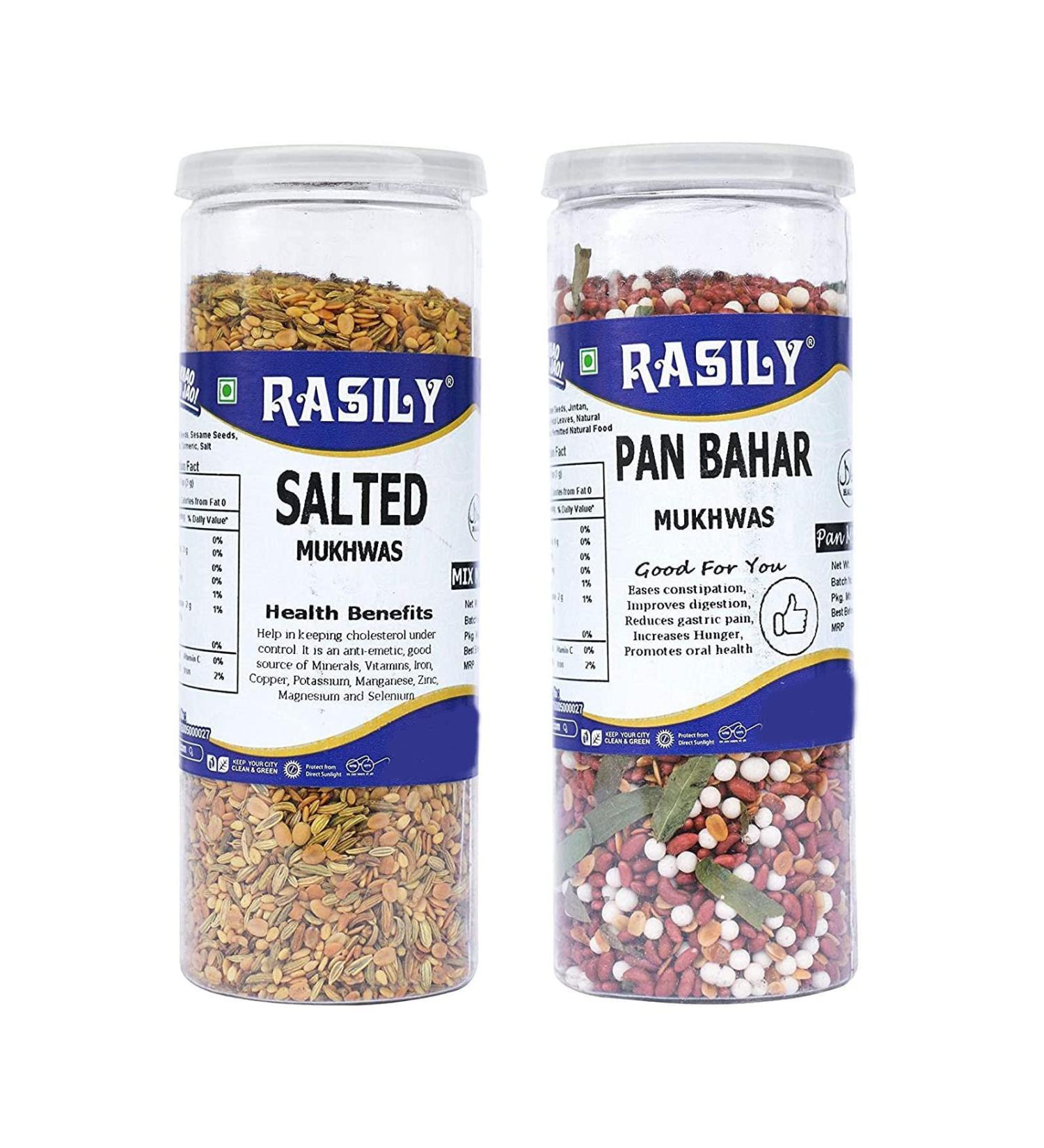 Rasily Salted & Mix Bahar Mukhwas Combo_Packing May Vary - Buy Online on GoSupps.com