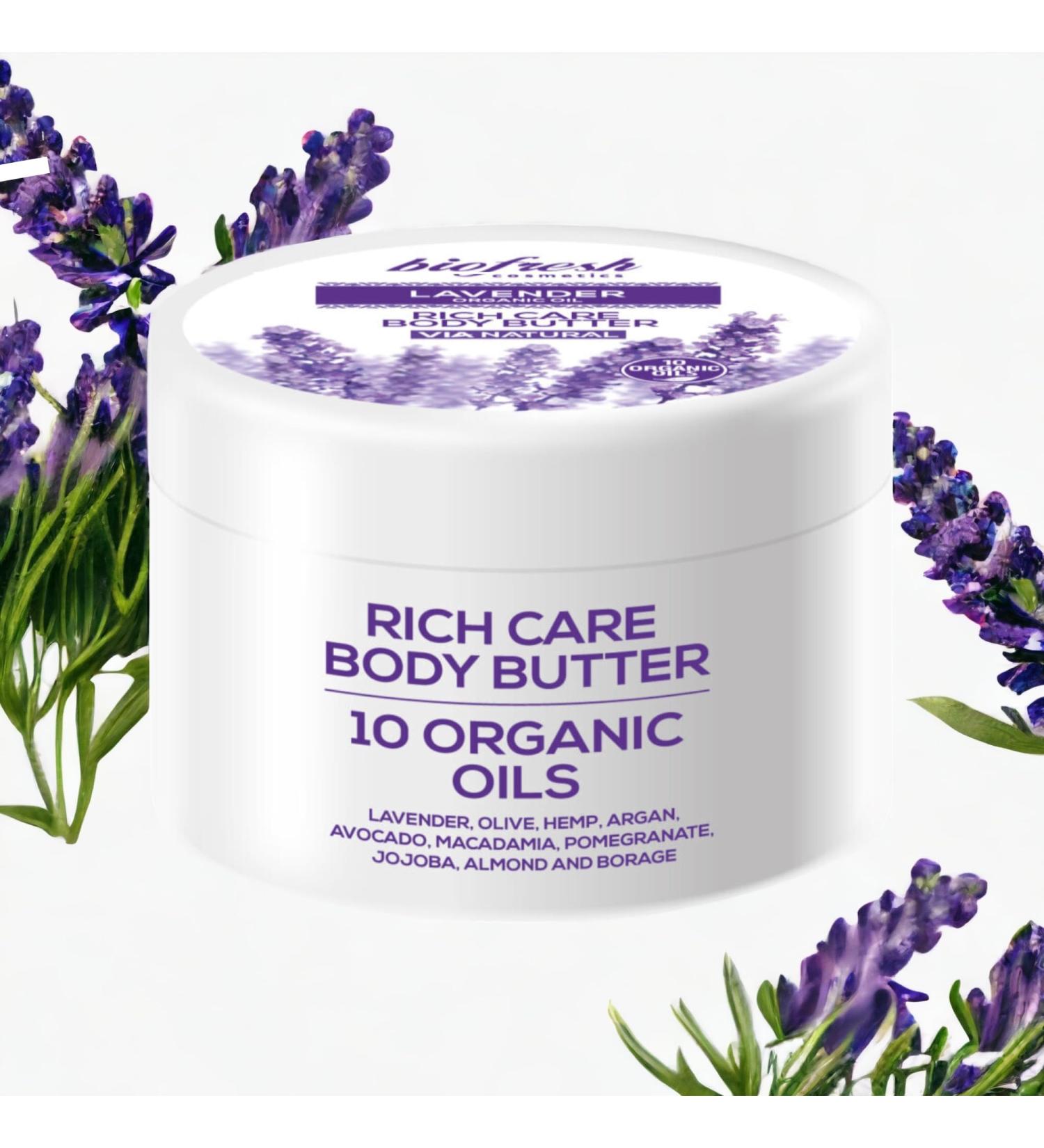 Extra Nourishing Body Butter with Organic Lavender Oil Lavender 300ml - Buy Online on GoSupps.com