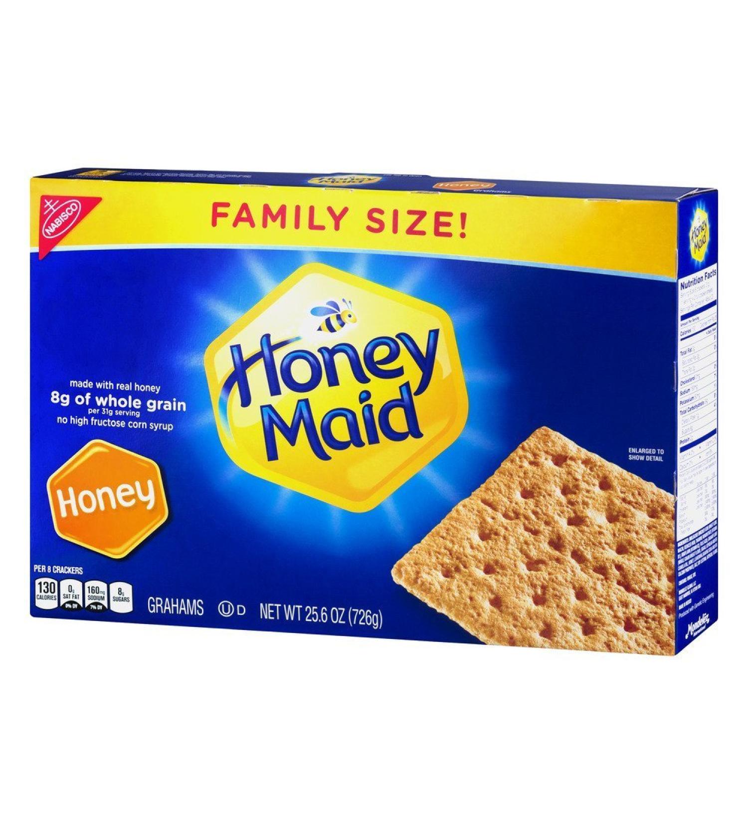 Nabisco Honey Maid Honey Grahams Family Size. (25.6 Ounce Boxes, 2-Pack)