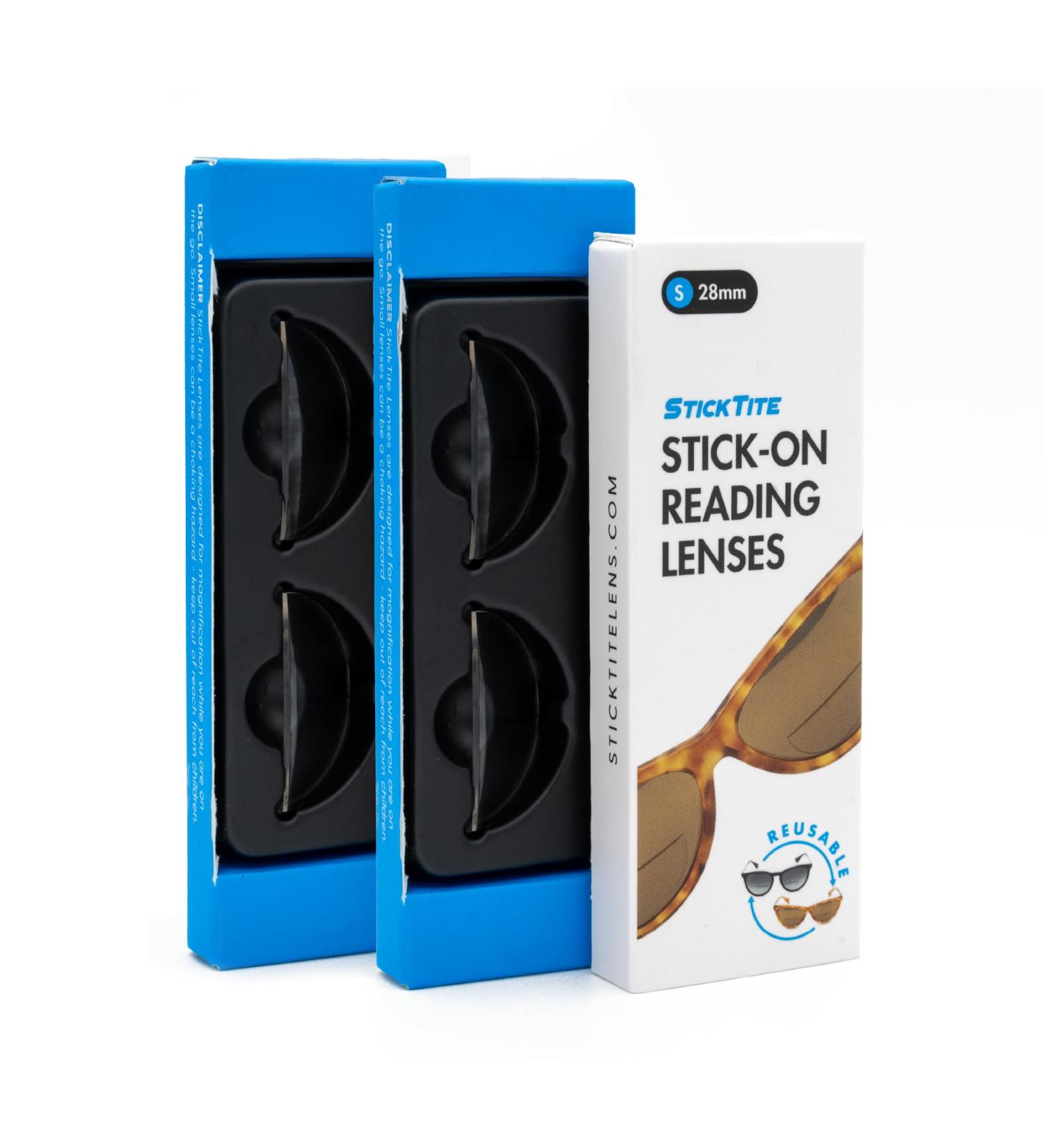 StickTite Lens Small 28mm (2-Pack) - Transform Sunglasses into Bifocal Reading Glasses 1.75x | International Shipping Available - Buy Online on GoSupps.com