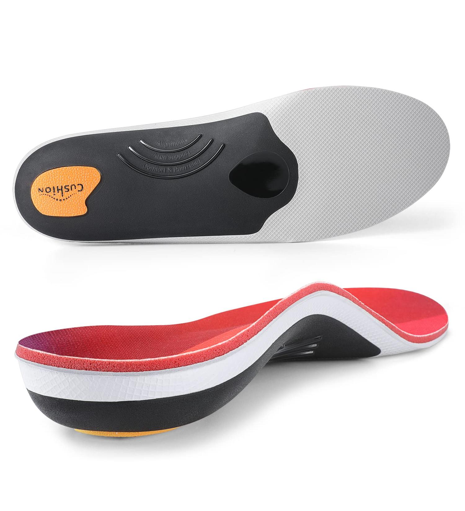 PCSSole Orthopedic Insoles for Heel Spur & Plantar Fasciitis - Comfort Insoles for Men & Women - EU38-39 (25cm) - Perfect for Work & Everyday Shoes - Buy Online on GoSupps.com