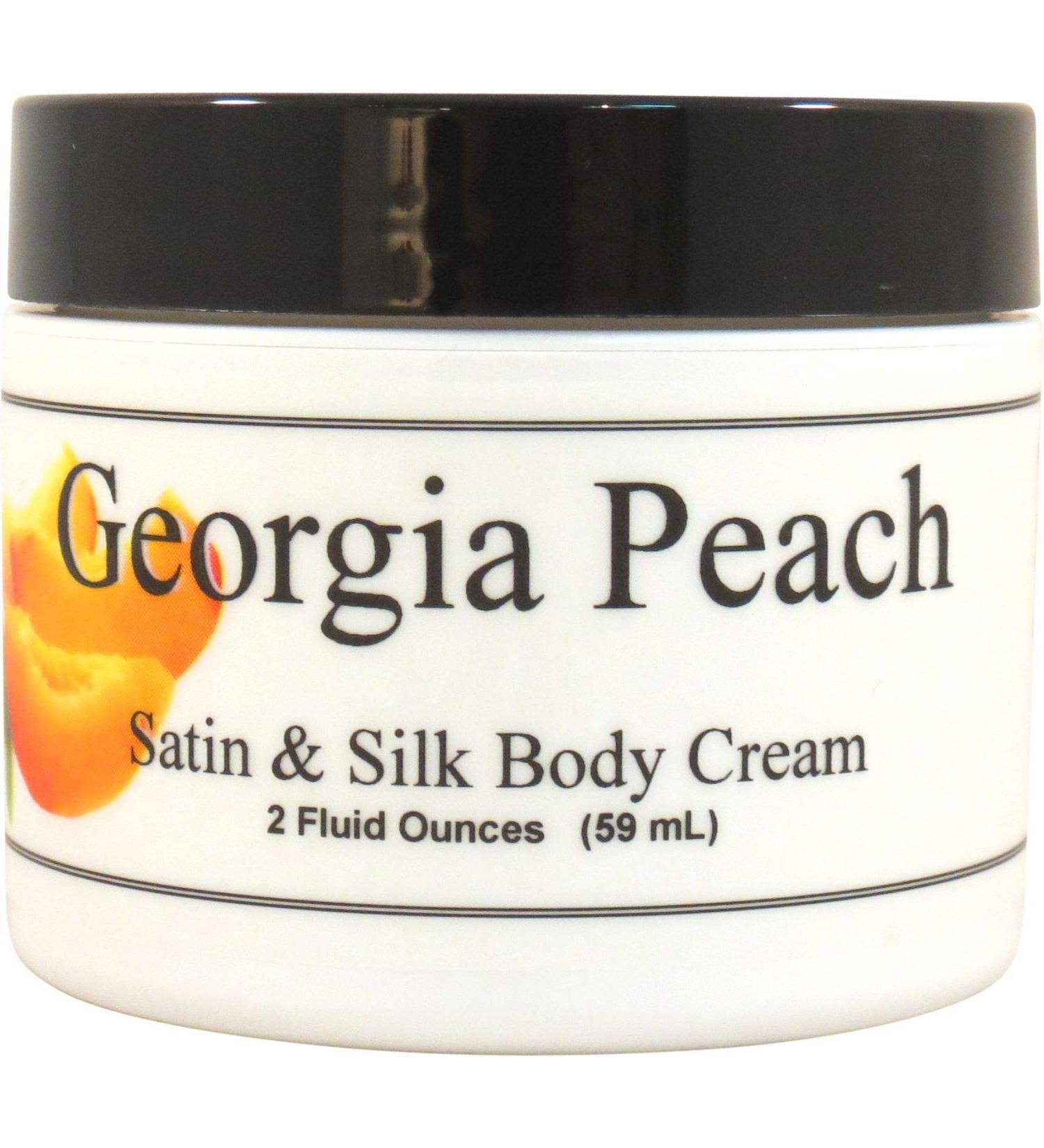 Eclectic Lady Georgia Peach Body Cream - Satin & Silk Lotion with Shea Butter & Aloe | Handcrafted in USA - 2 oz Phthalate-Free - Buy Online on GoSupps.com