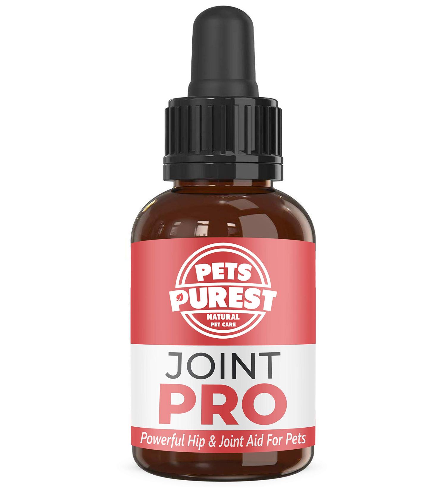 Purest Hip & Joint Supplement for Dogs - Natural Liquid Care with Turmeric for Mobility & Flexibility - Buy Online on GoSupps.com