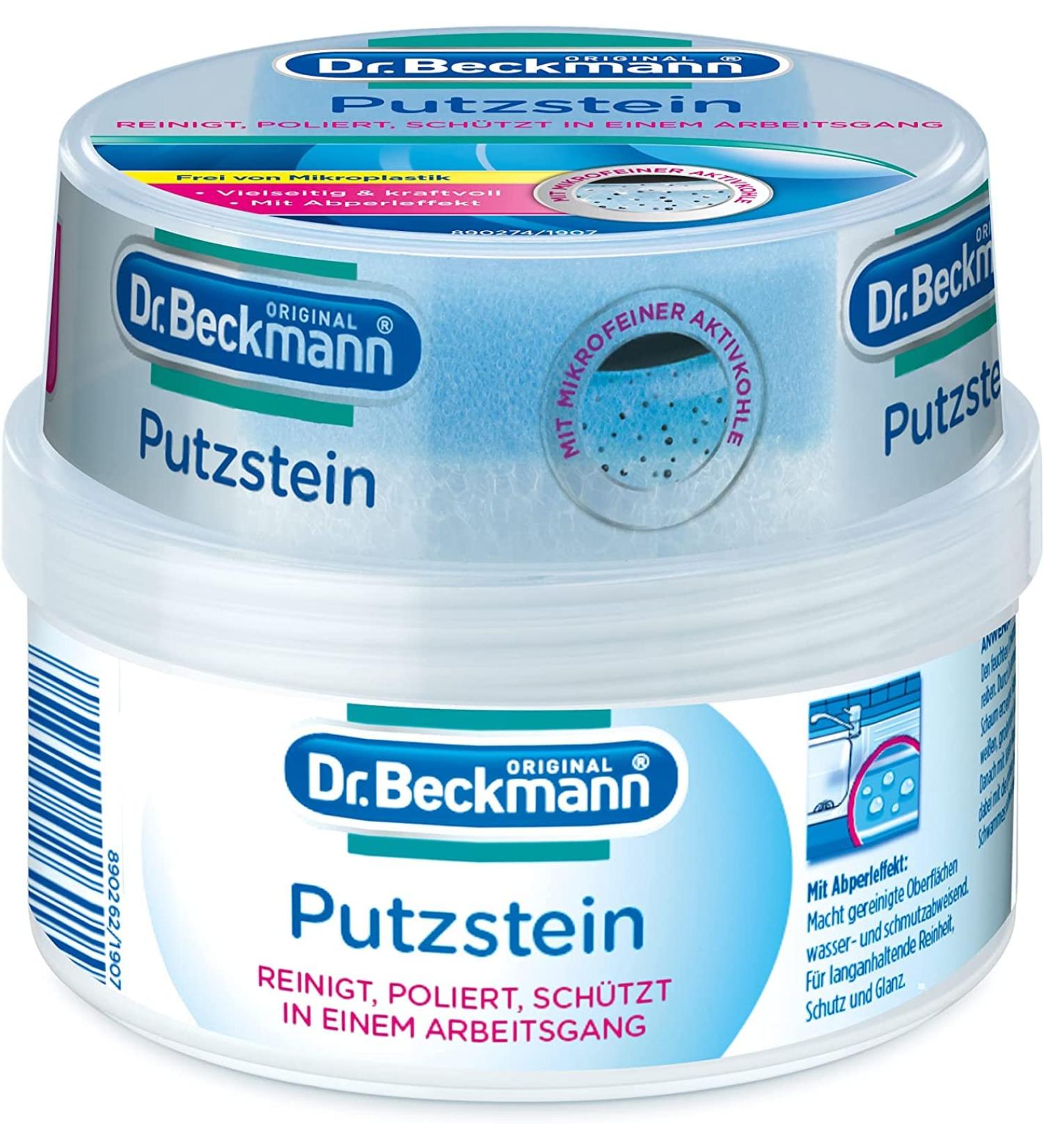 Dr. Beckmann Universal Cleaning Stone - 400g | All-Purpose Household Cleaner with 2-Phase Sponge | International Shipping Available - Buy Online on GoSupps.com