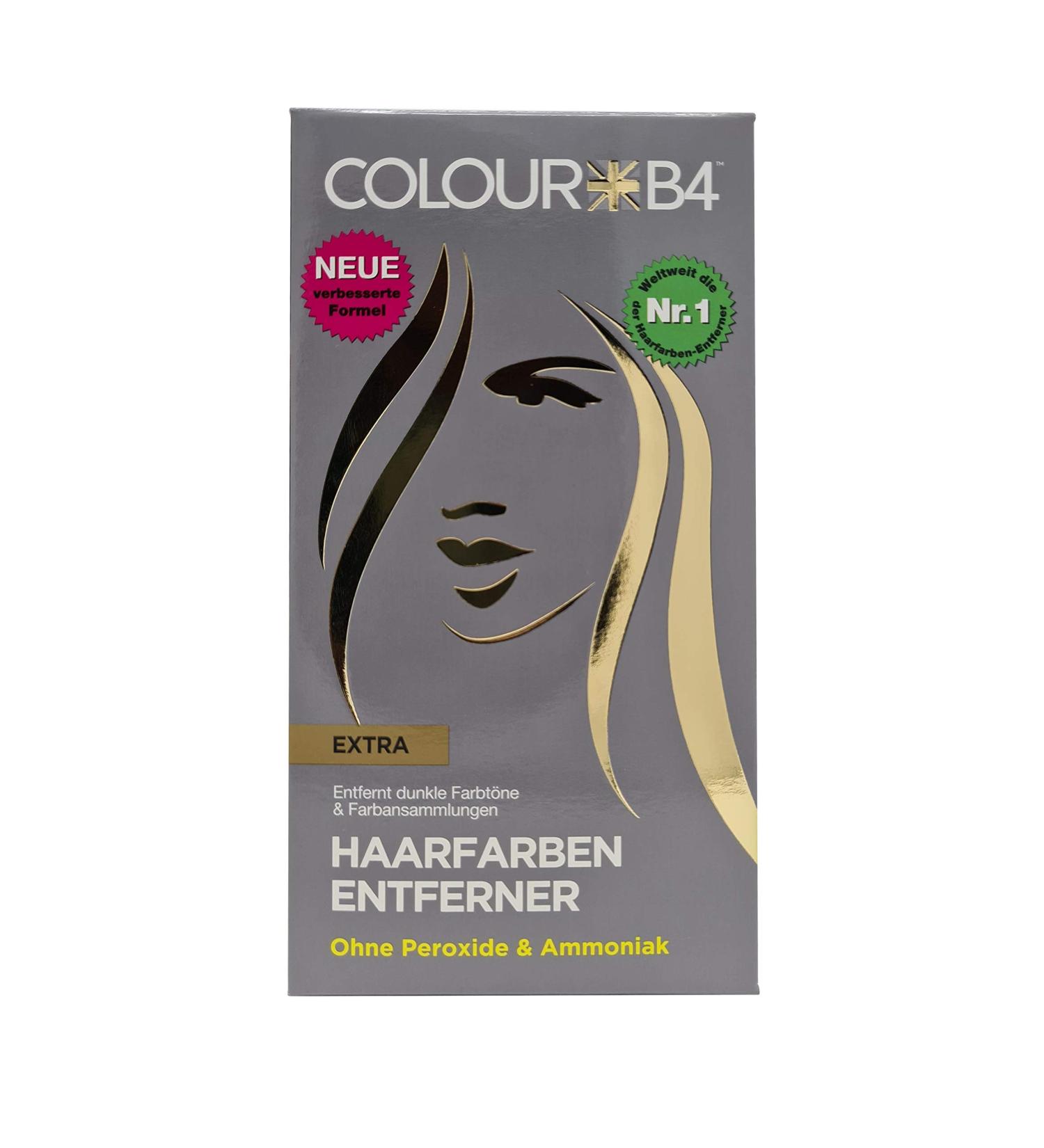 Colourb4 Hair Colour Remover Extra - Effectively Remove Dark Colors & Build-up - 1 Pack | International Shipping Available - Buy Online on GoSupps.com