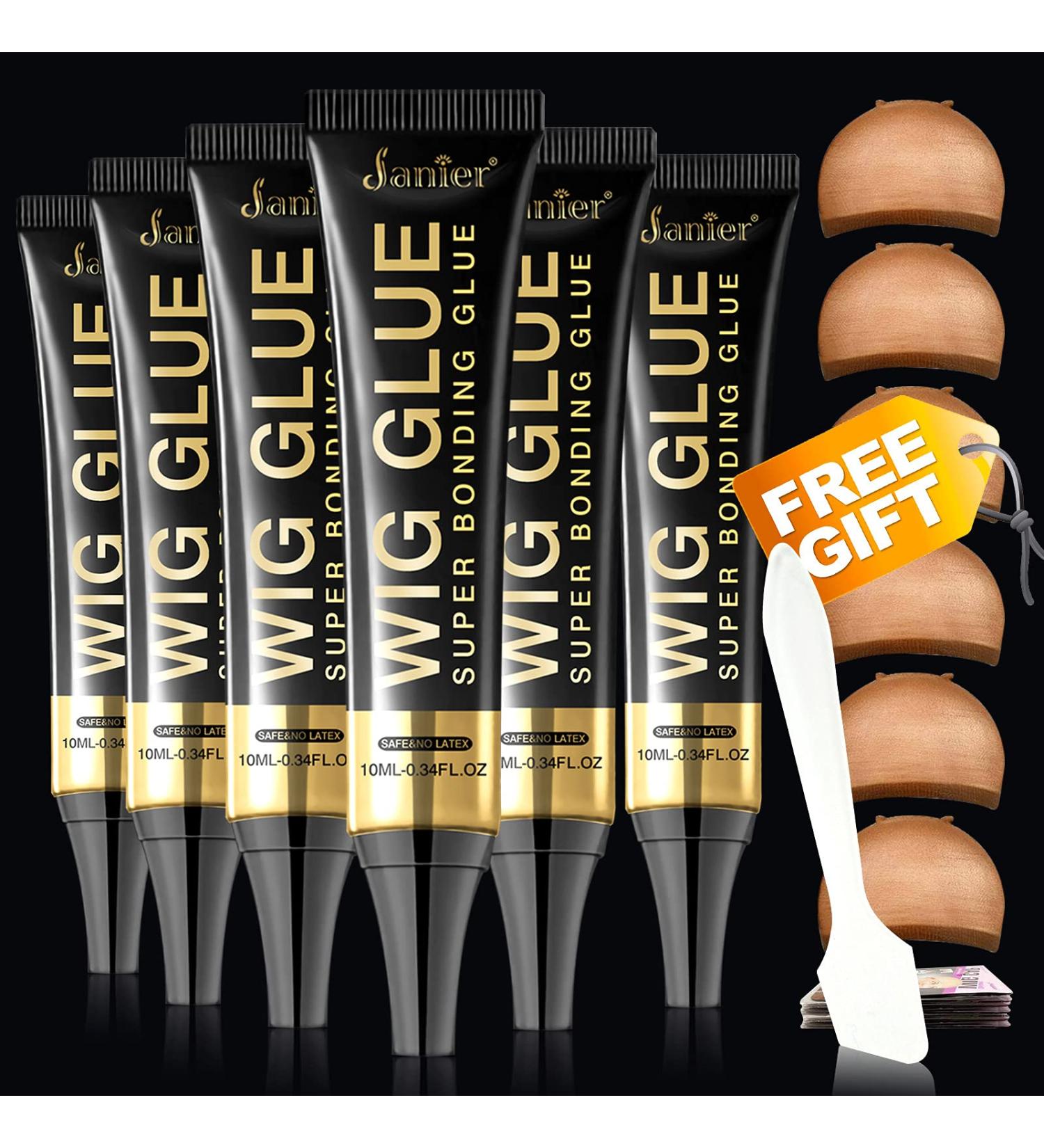 Janier Waterproof Lace Front Wig Glue - Strong Hold Adhesive (2.0fl oz) - Buy Online on GoSupps.com