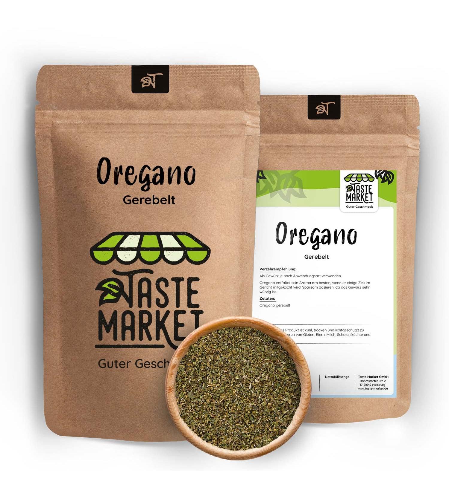  TASTE Guter Geschmack 2 x 100g Grooved Oregano - Spices - Optimal Flavour - Buy Online on GoSupps.com