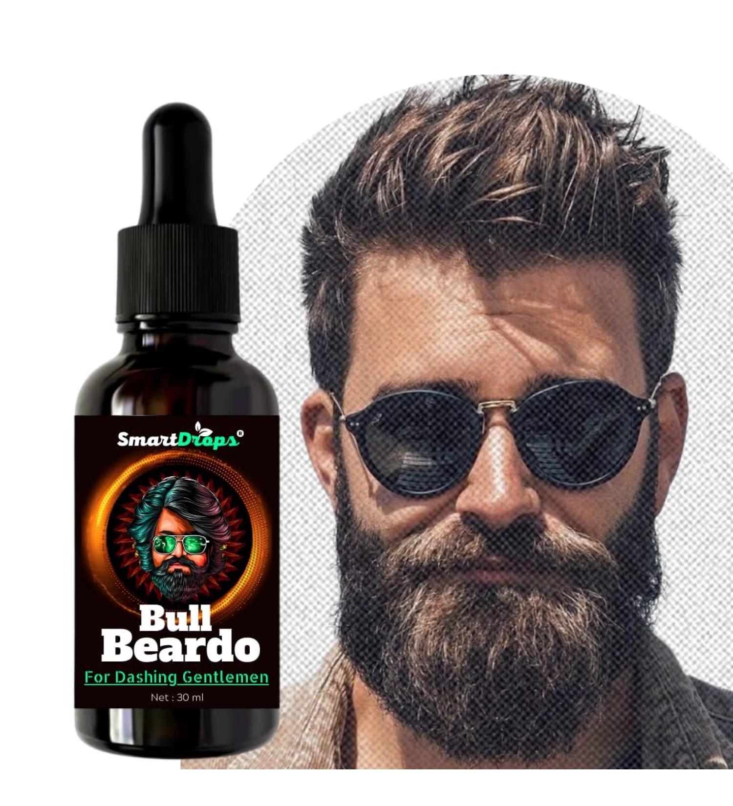 Bull Beardo Beard Oil - Premium Beard Growth Oil for Gentlemen | 30ml - International Shipping Available - Buy Online on GoSupps.com