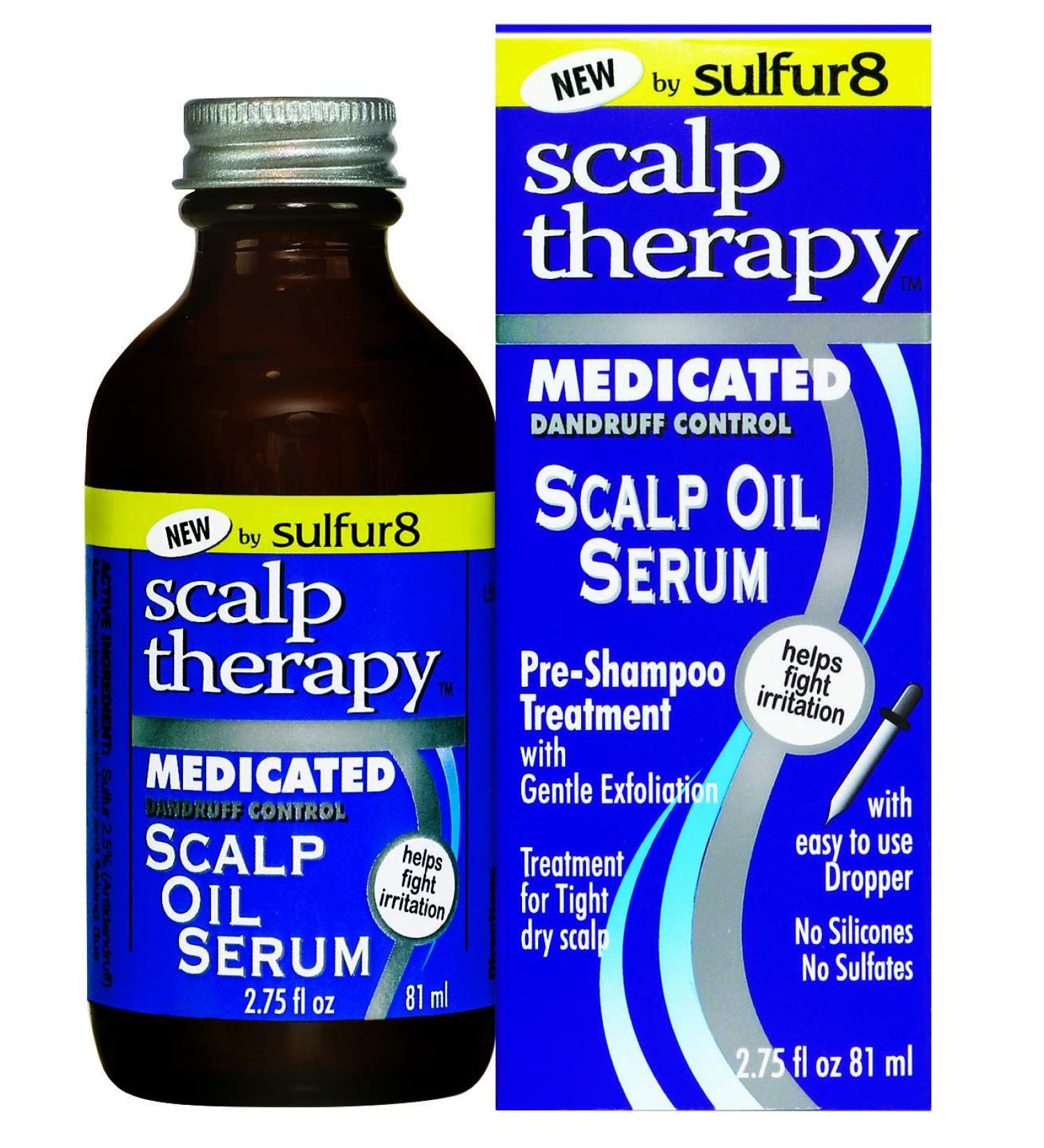 Sulfur-8 Scalp Therapy Oil Serum (Pack of 1)