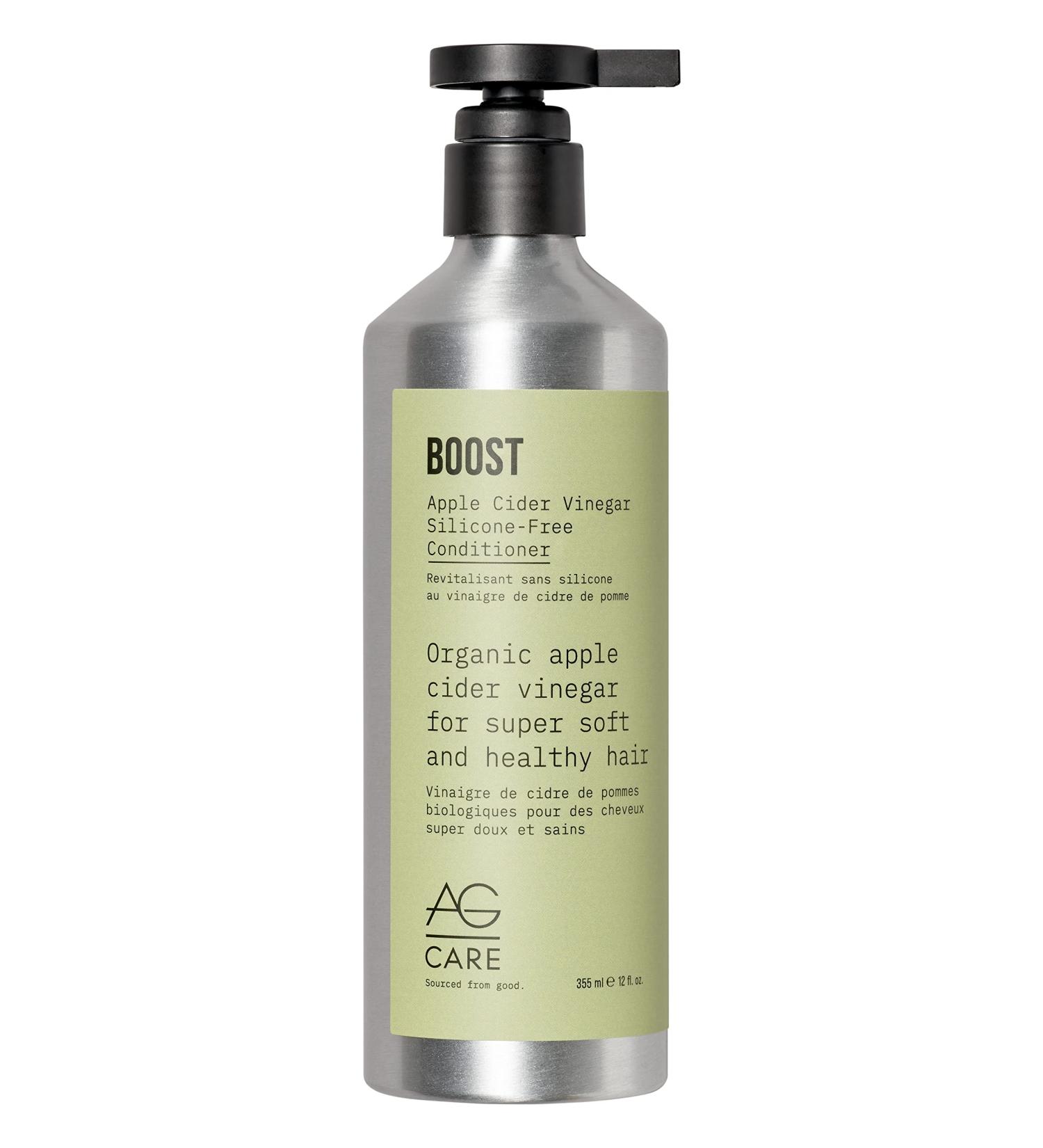 AG Care Boost Apple Cider Vinegar Conditioner with Mango Seed Butter - 12 Fl Oz Deep Moisturizing Clarifying Conditioner for High Shine and Healthy Hair - Buy Online on GoSupps.com