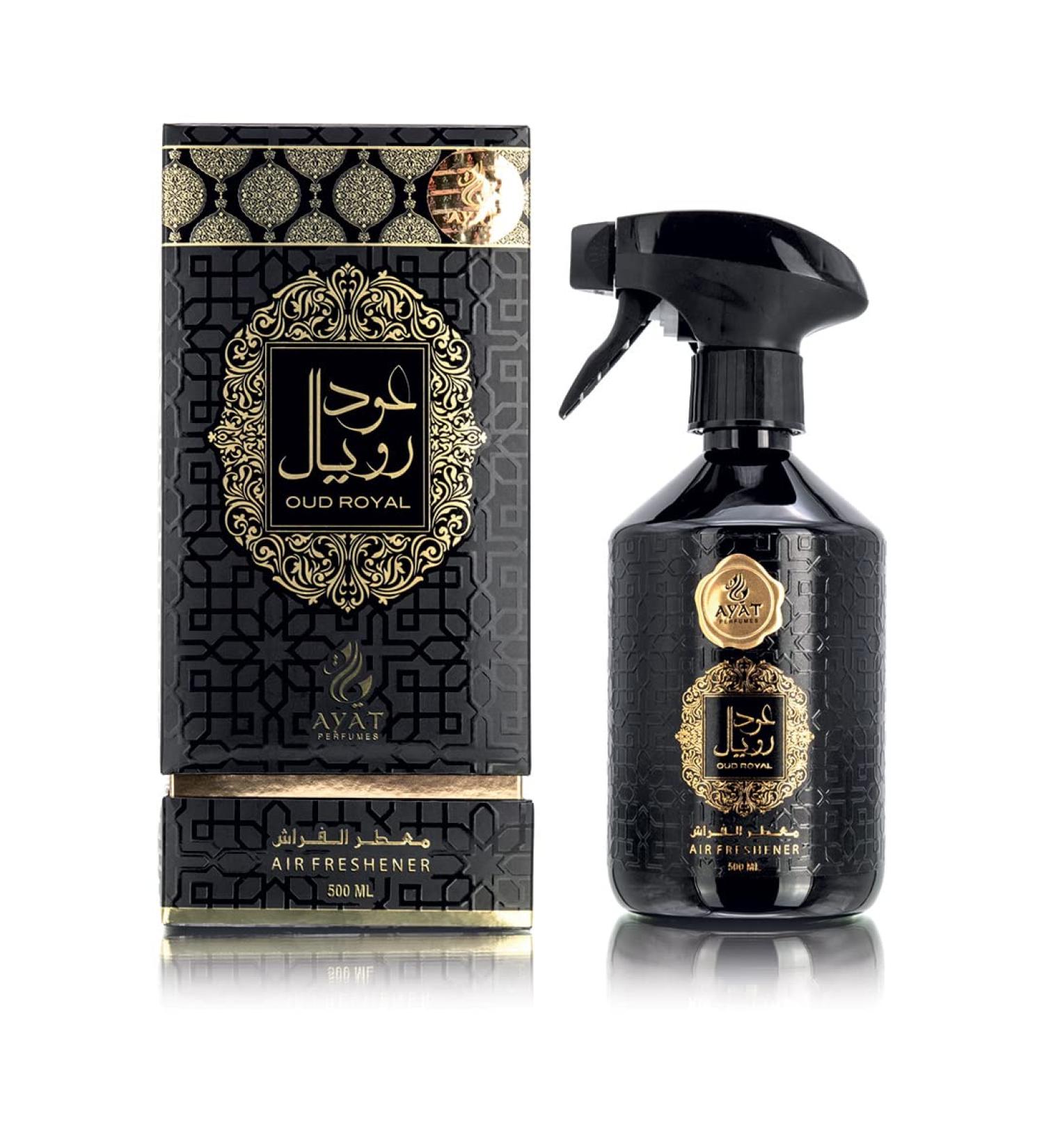 AYAT PERFUMES - Home Perfume Spray - Oriental Scents - 500 mL (Oudh Royal) - Buy Online on GoSupps.com