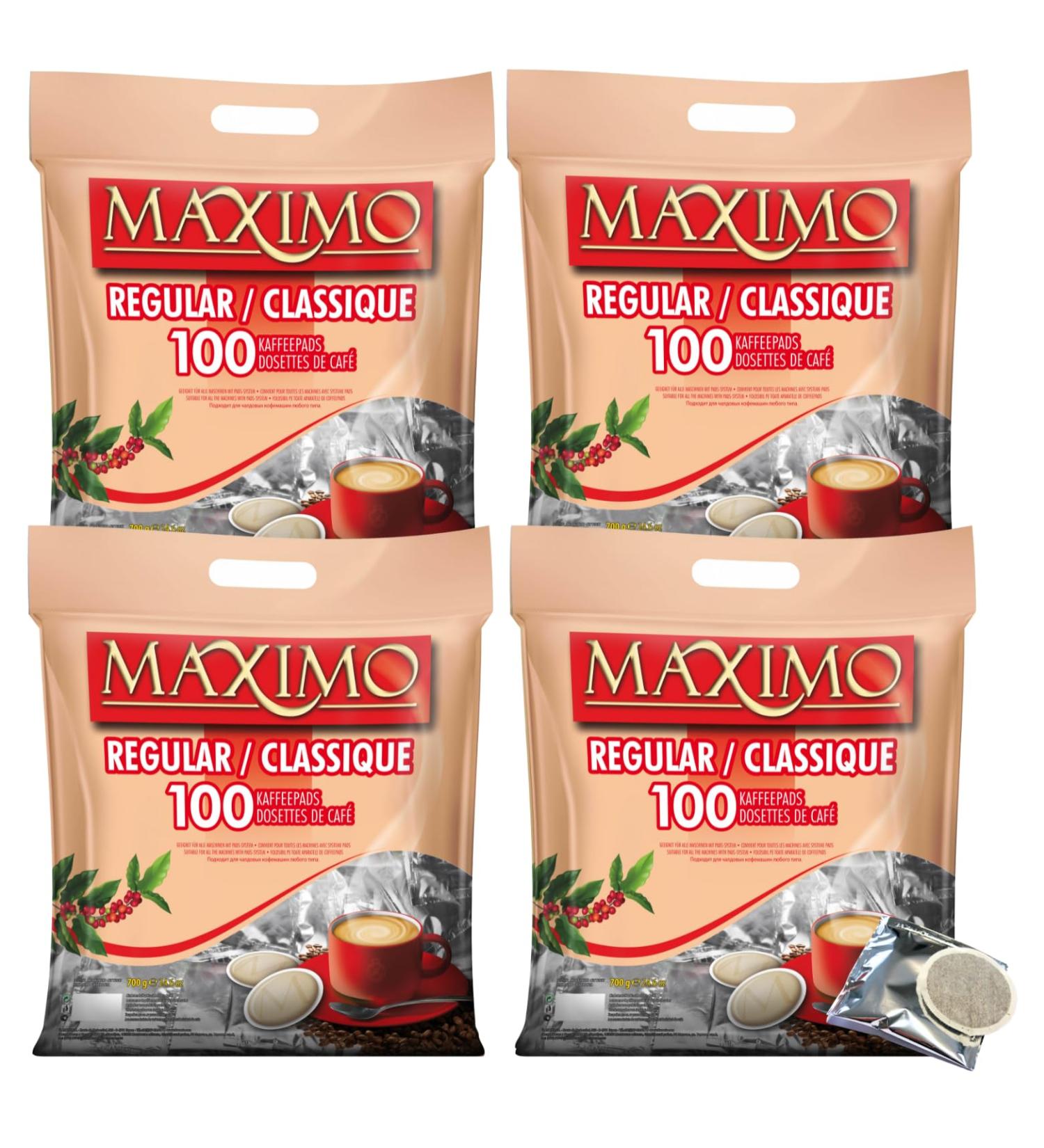 MAXIMO Classic | SENSEO® compatible coffee pods | Individually packaged for better preservation and impeccable hygiene