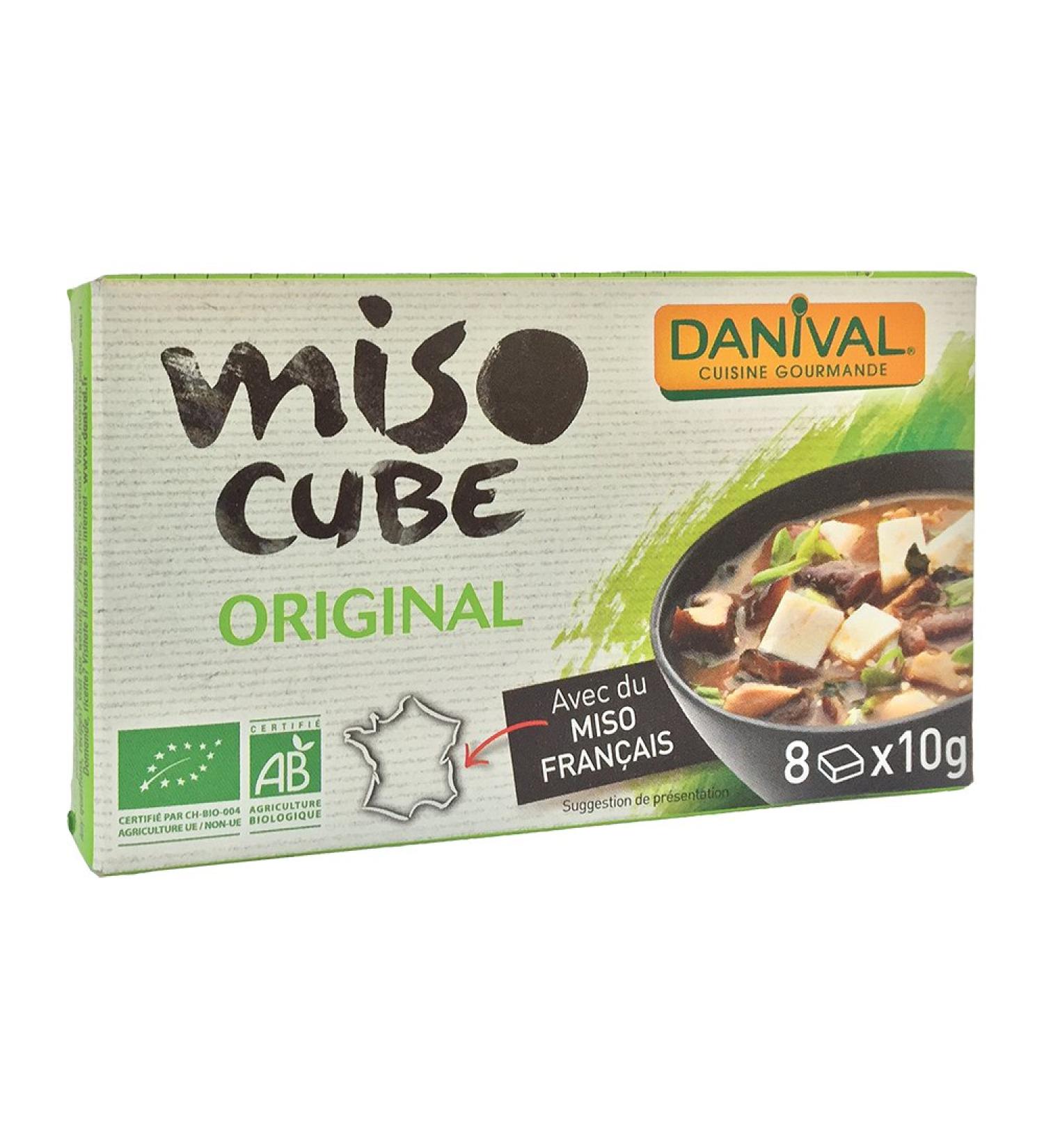 DANIVAL Cubos De Miso - New Recipe 8 x 10 g Organic 8 x 10 g 200 g