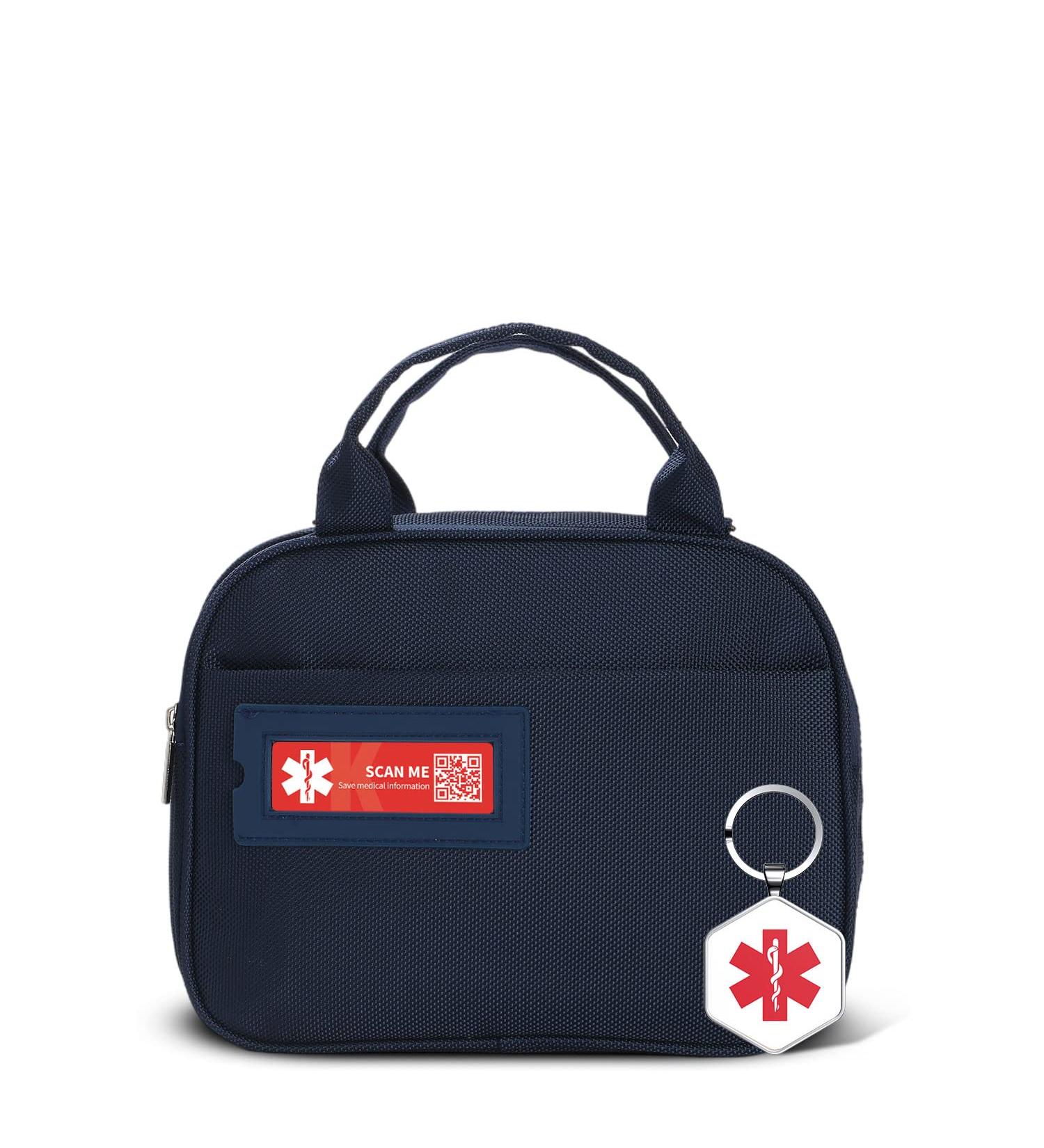 KEKHEALTH Diabetes Travel Kit - Insulin Cooler Case & Organizer with Medical Alert Tag - Buy Online on GoSupps.com