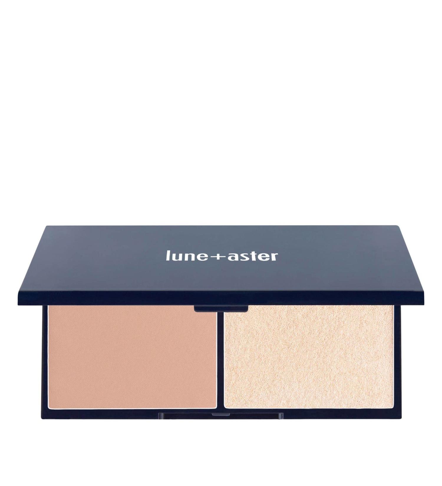 Lune+Aster Moonrise Contour & Glow Duo - Golden Contour Highlighter - Vegan, Gluten-Free, Paraben-Free - Buy Online on GoSupps.com
