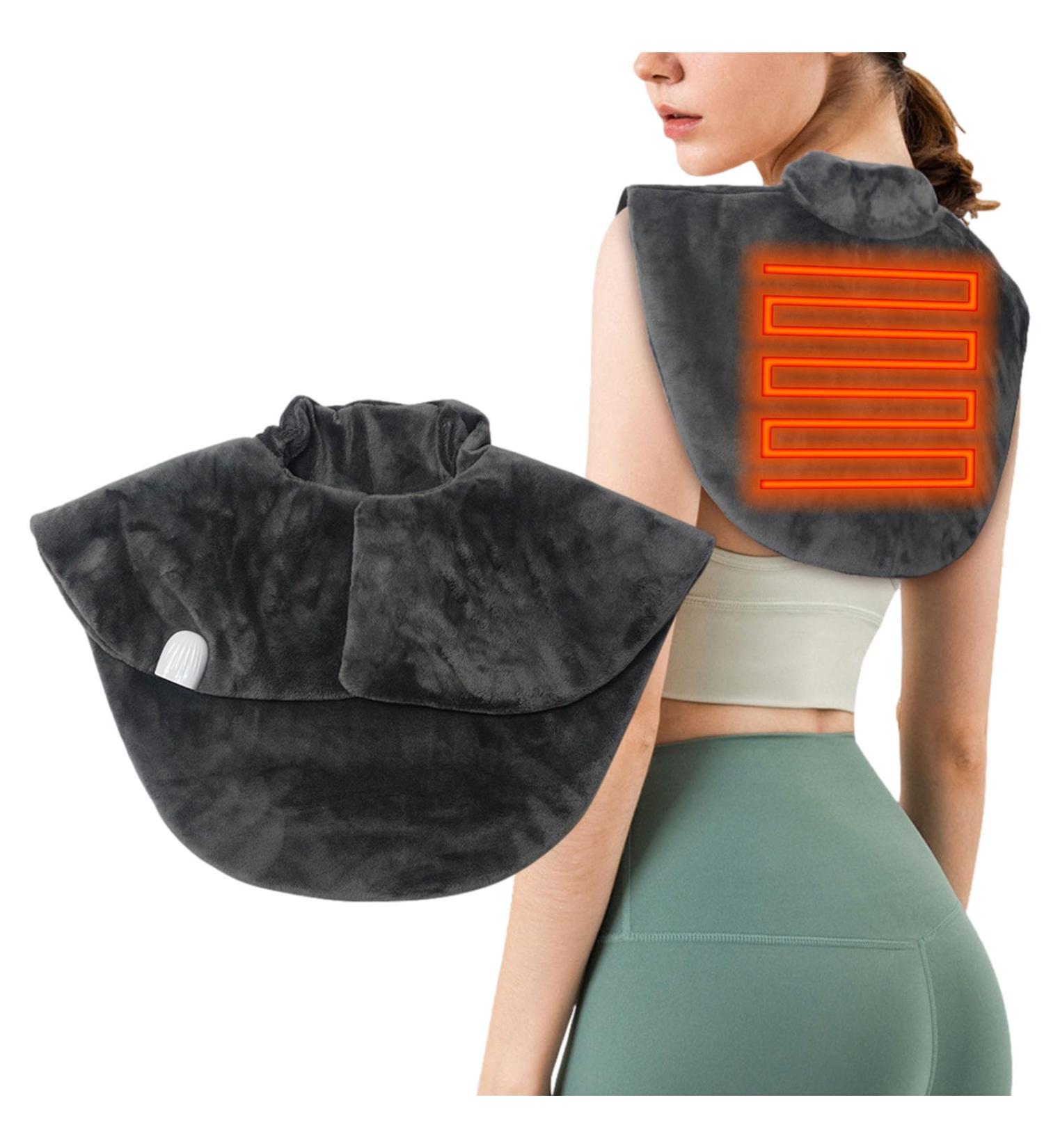 Eastuy Electric Heated Shoulder Pad & Scarf - Adjustable Temperature Safe & Skin-Friendly Heating Pillow for Cramps - Women's Warm Shoulder Wrap - Buy Online on GoSupps.com