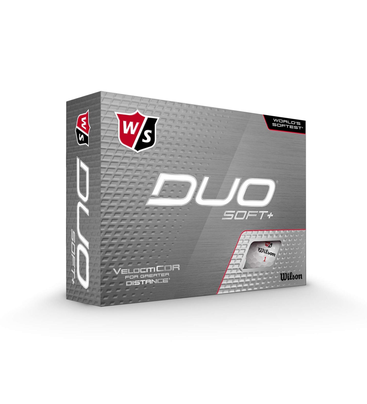 WILSON Staff Duo Soft/Soft+/NFL Golf Ball - White Soft - Buy Online on GoSupps.com
