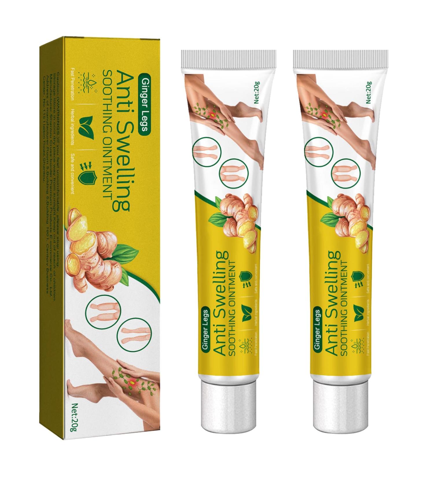 Antihump Lymphcare Ginger Ointment Antihump Ginger Ointment Ginger Legs Anti Swelling Cream Ginger Anti Cellulite Ointment Anti Cellulite Ointment Ginger Soothing Cream Anti Cellulite Leg Ointment 2PC - Buy Online on GoSupps.com