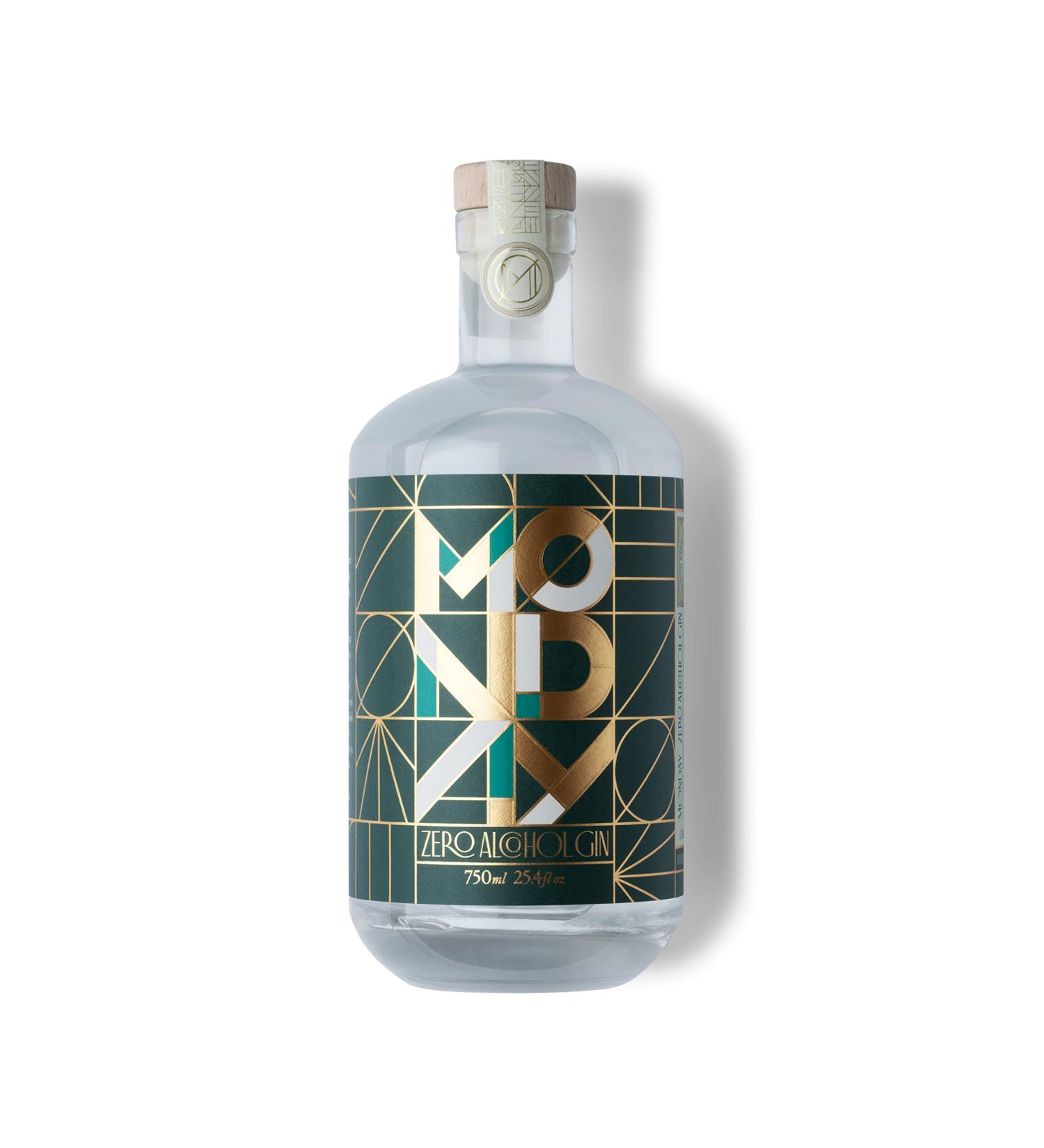 MONDAY Zero Alcohol Gin - Award-Winning Non-Alcoholic Spirit | Zero Carbs, No Sugar, 0 Calories - 750ml - Buy Online on GoSupps.com