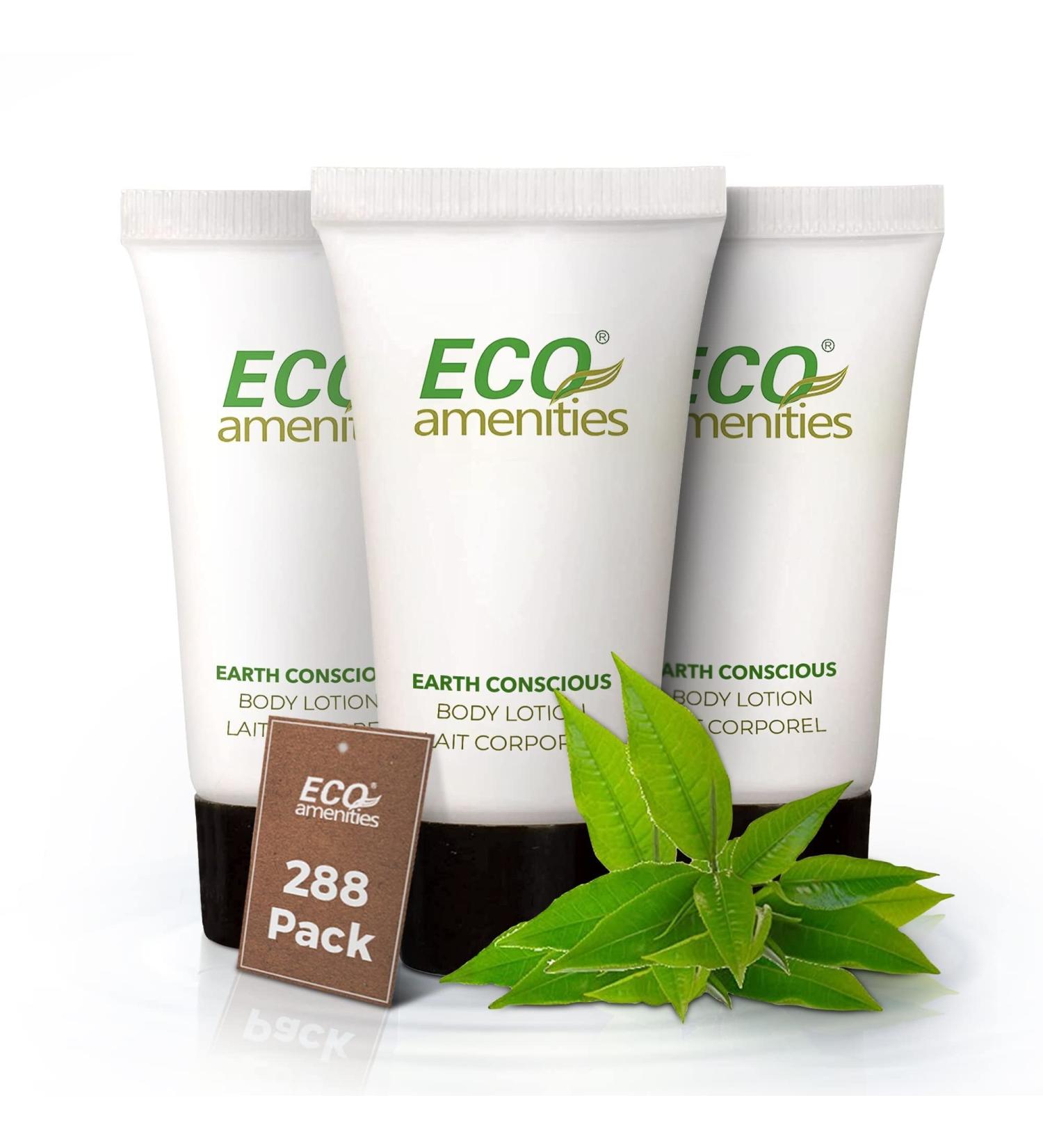 ECO AMENITIES Travel Size Lotion 288 Pack - Mini Lotion Bulk, Individually Wrapped with Transparent Twist Cap - Ideal for Hotels, Airbnb, Hospitality - Buy Online on GoSupps.com