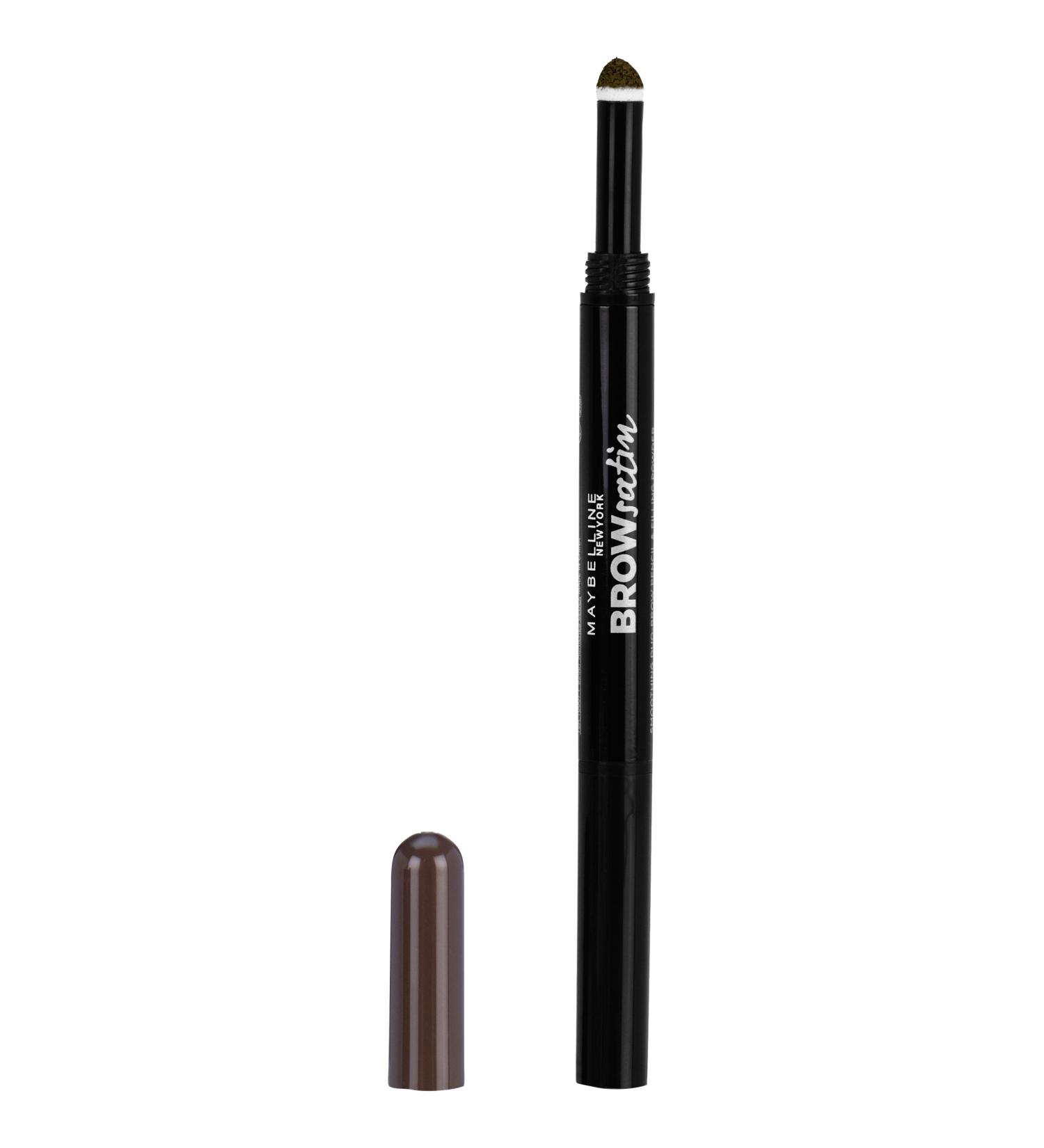 Maybelline Brow Define and Fill Duo 2-in-1 Defining Pencil with Filling Powder Deep Brown - 0.021 Ounce - Buy Online on GoSupps.com