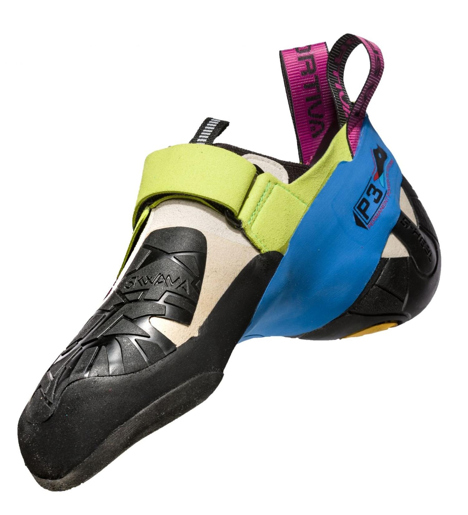 Buy La Sportiva Skwama Women's Climbing Shoes Size 36 - Apple Green/Cobalt Blue | International Shipping Available - Buy Online on GoSupps.com